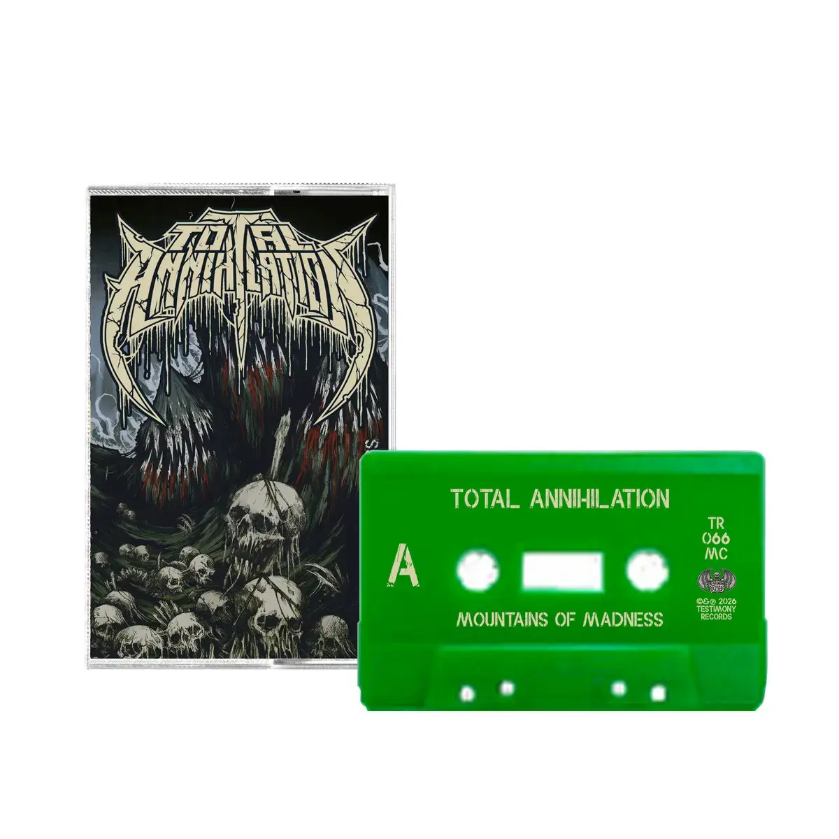 TOTAL ANNIHILATION · Mountains Of Madness | GREEN TAPE (Death Metal Tapes)