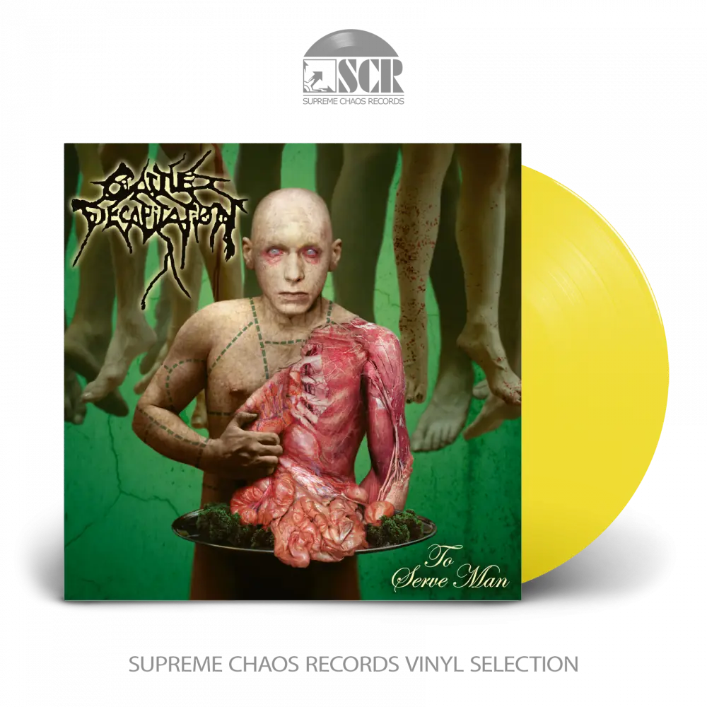 CATTLE DECAPITATION - To Serve Man · TRANSPARENT YELLOW LP CATTLE DECAPITATION - To Serve Man · TRANSPARENT YELLOW LP (Death Metal Vinyl)
