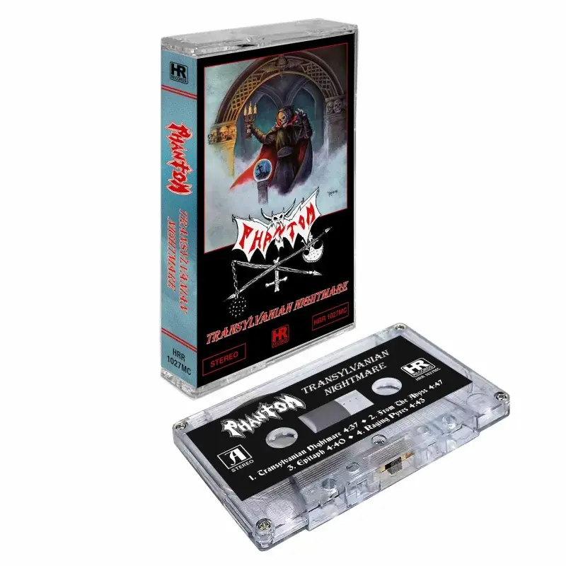 PHANTOM · Transylvanian Nightmare | CLEAR TAPE (Speed Metal/Thrash Metal Tapes)