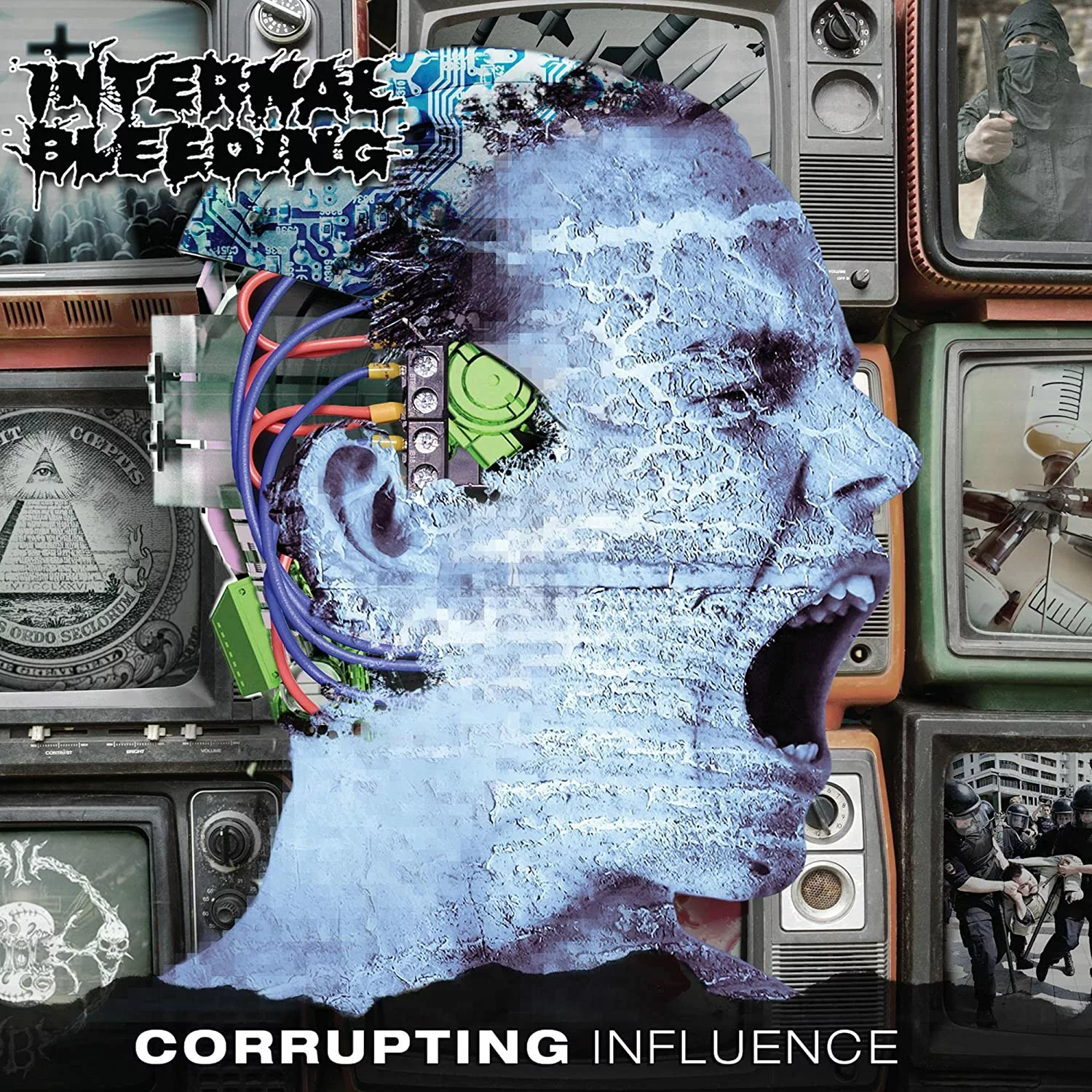INTERNAL BLEEDING - Corrupting Influence · BLACK LP · Bild 1 INTERNAL BLEEDING - Corrupting Influence · BLACK LP (Brutal Death Metal Vinyl) · Bild 1