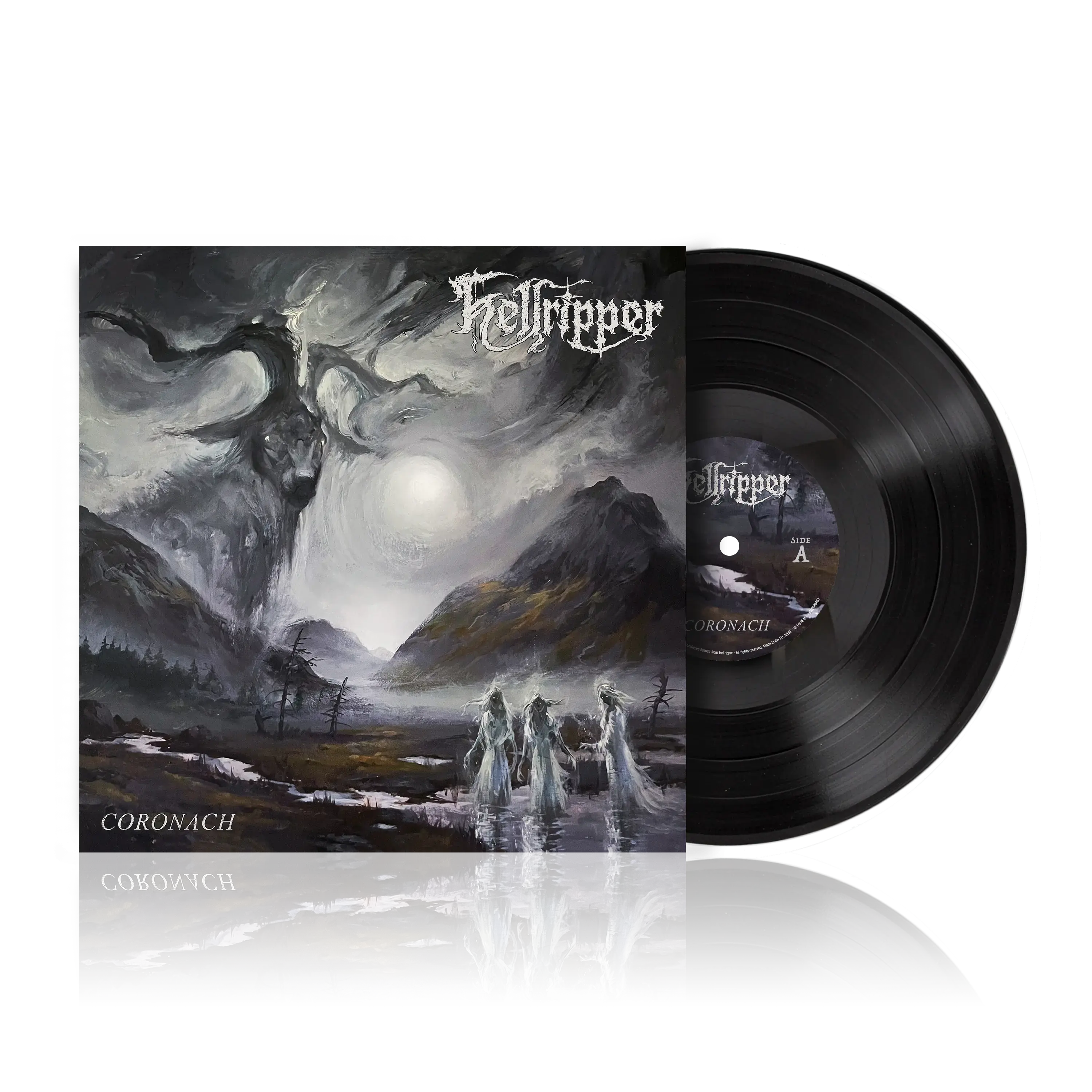 HELLRIPPER · Coronach | BLACK LP (Black Metal/Thrash Metal Vinyl) · Bild 2