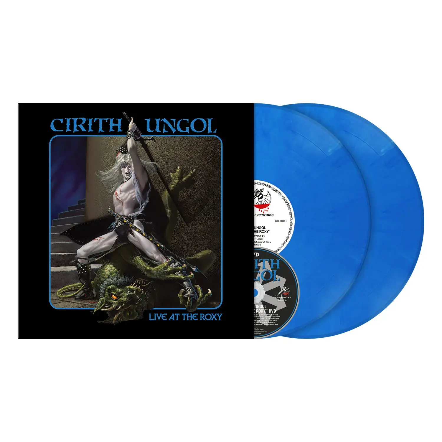 CIRITH UNGOL - Live At The Roxy · LIGHT BLUE MARBLED 2LP+DVD (Doom Metal Vinyl) · Bild 2