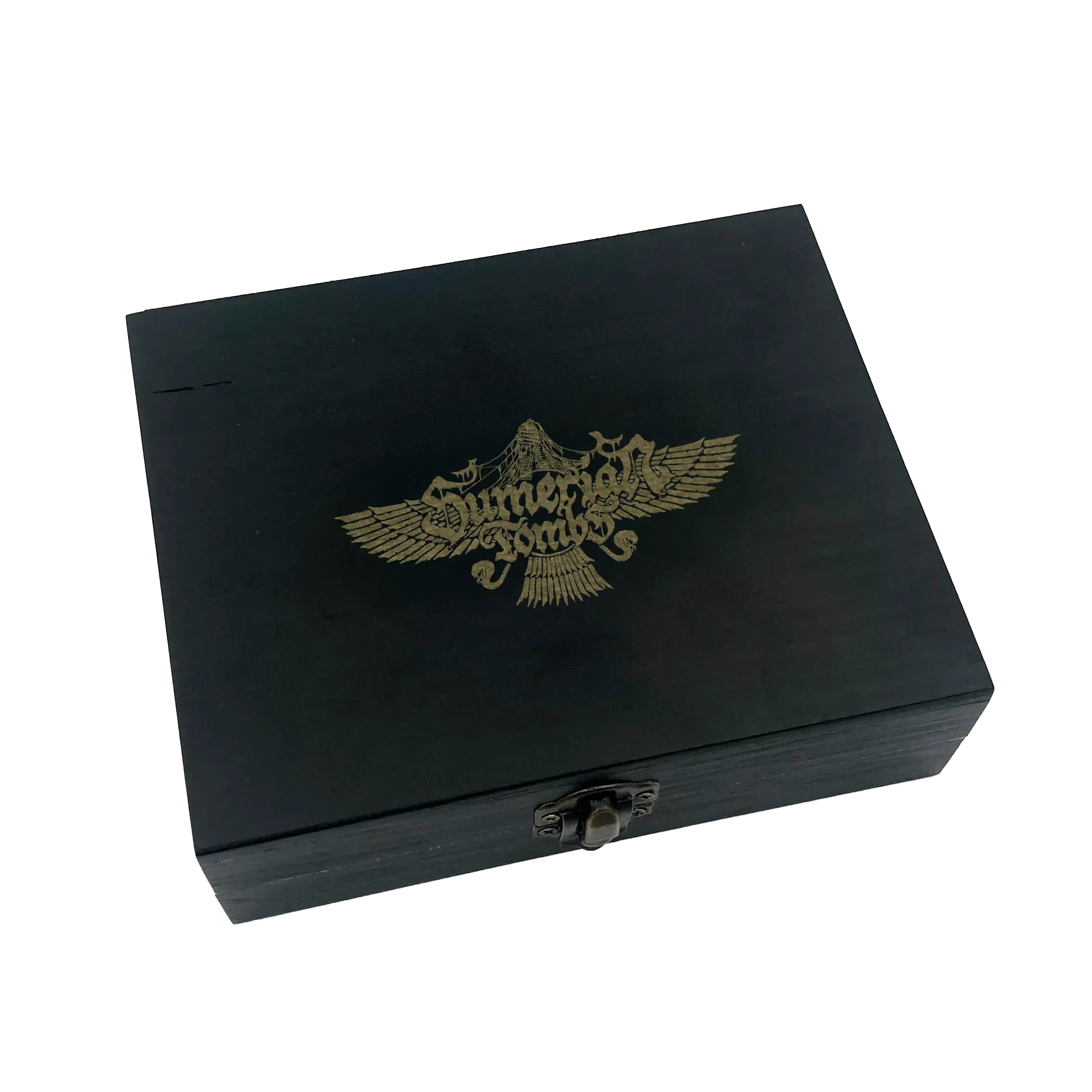 SUMERIAN TOMBS - Age of Eternal Night/As Sumer Thrones At Night · WOODEN TAPE BOX · Bild 1 SUMERIAN TOMBS - Age of Eternal Night/As Sumer Thrones At Night · WOODEN TAPE BOX (Black Metal/Death Metal Tapes) · Bild 1