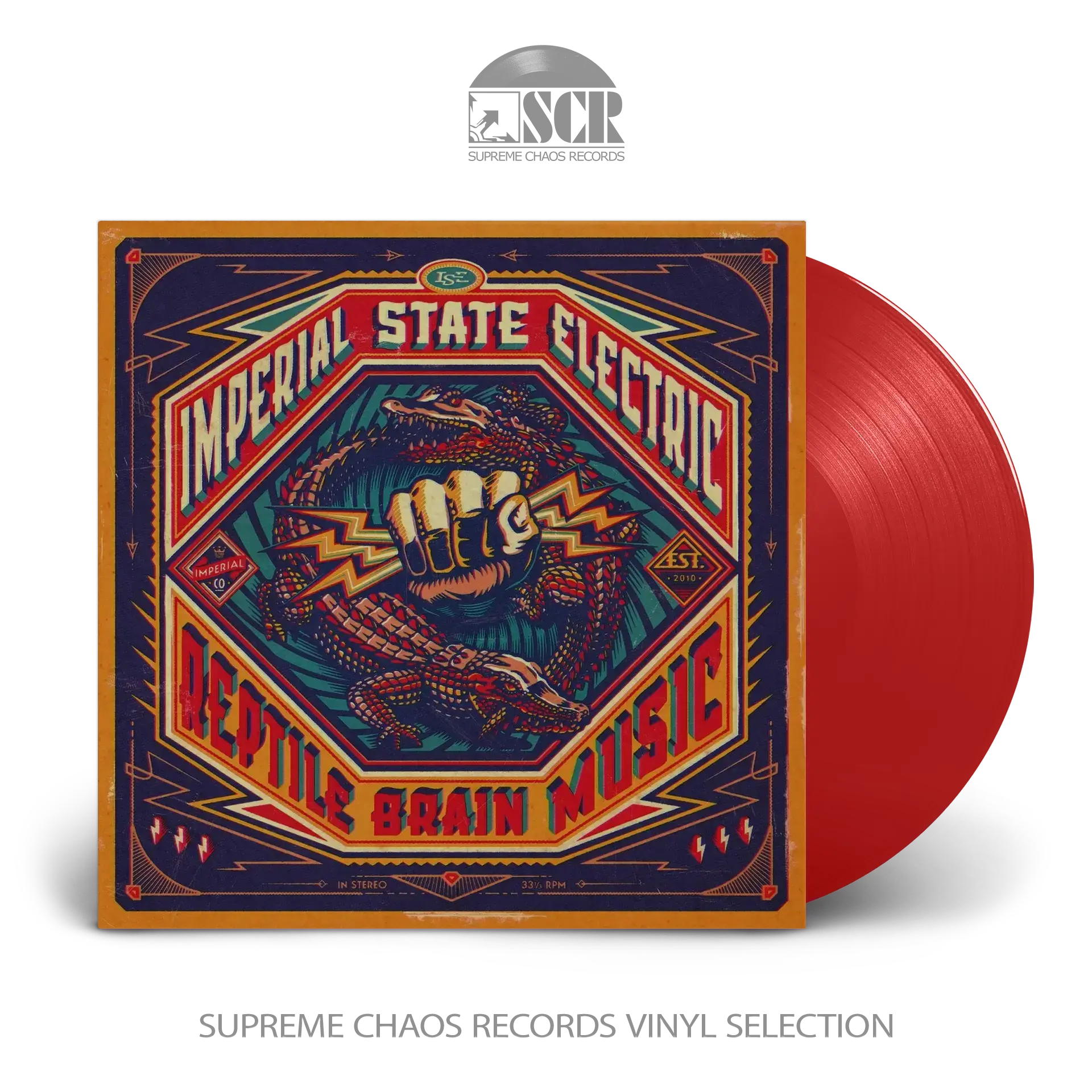 IMPERIAL STATE ELECTRIC - Reptile Brain Music · RED LP IMPERIAL STATE ELECTRIC - Reptile Brain Music · RED LP (Hard Rock Vinyl)