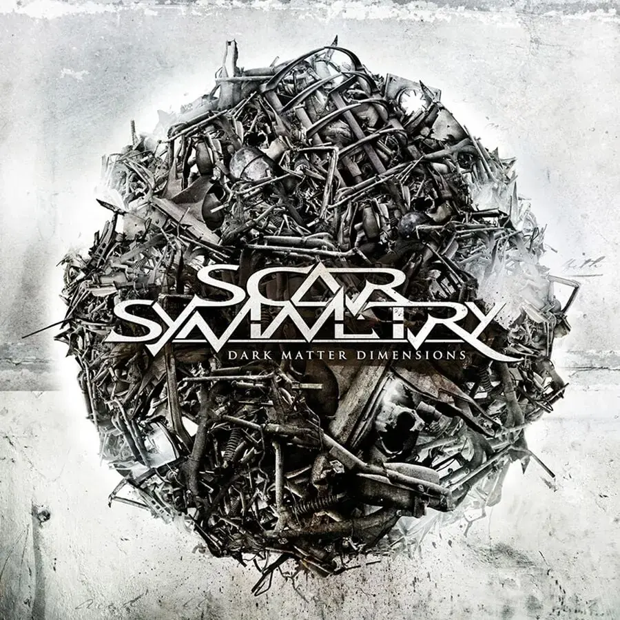 SCAR SYMMETRY - Dark Matter Dimensions · GREY/BLACK SPLATTER DLP (Melodic Death Metal Vinyl) · Bild 1