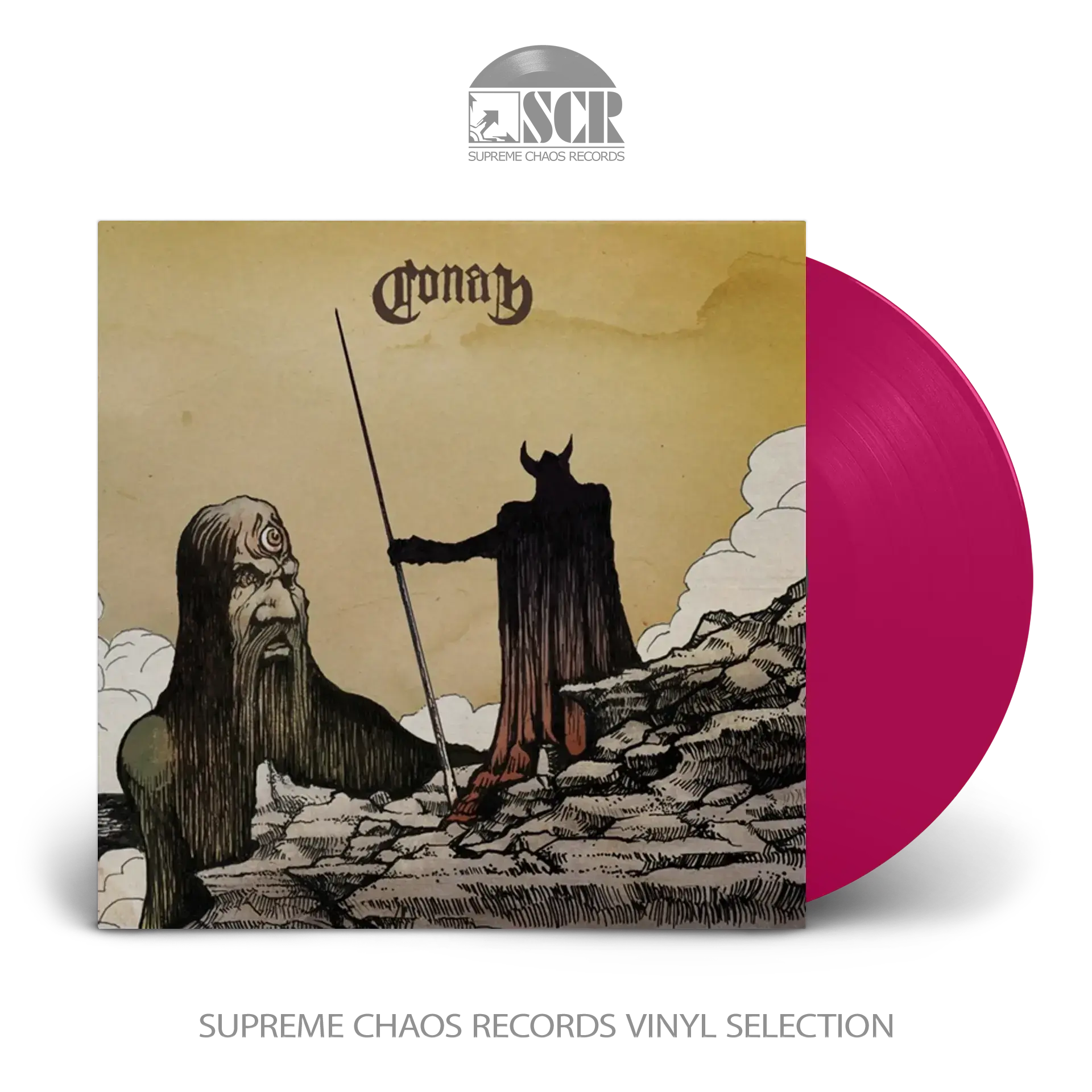 CONAN - Monnos · MAGENTA LP (Doom Metal Vinyl)