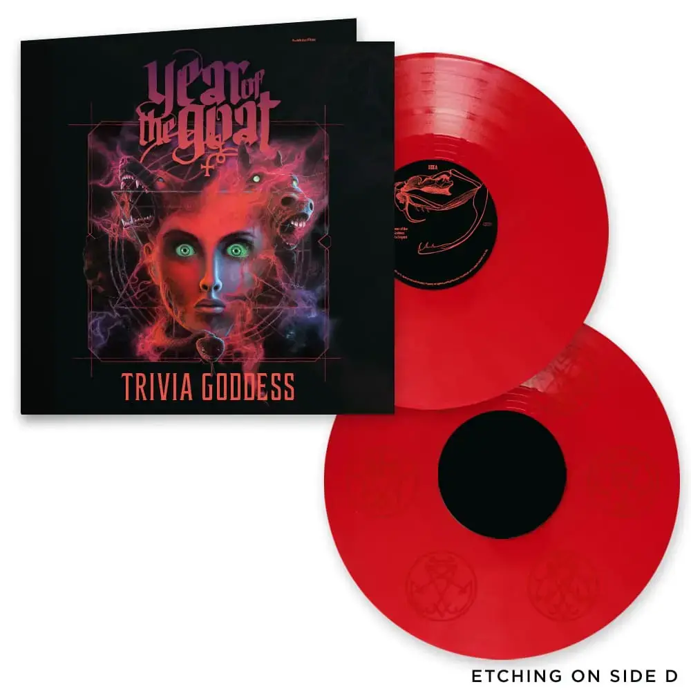 YEAR OF THE GOAT · Trivia Goddess | RED 2LP (Hard Rock Vinyl) · Bild 2