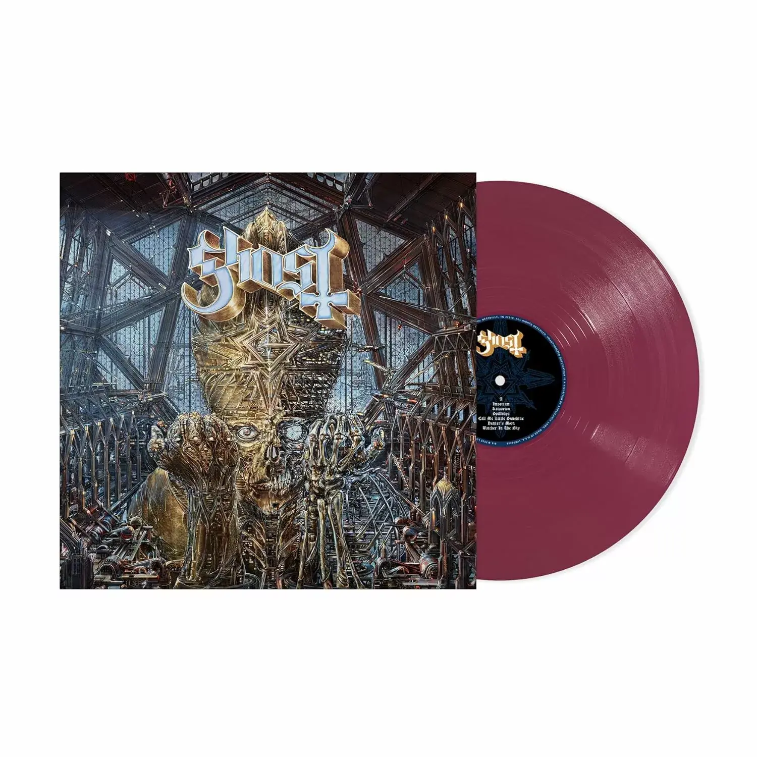 GHOST - Impera · OPAQUE MAROON LP (Hard Rock Vinyl)