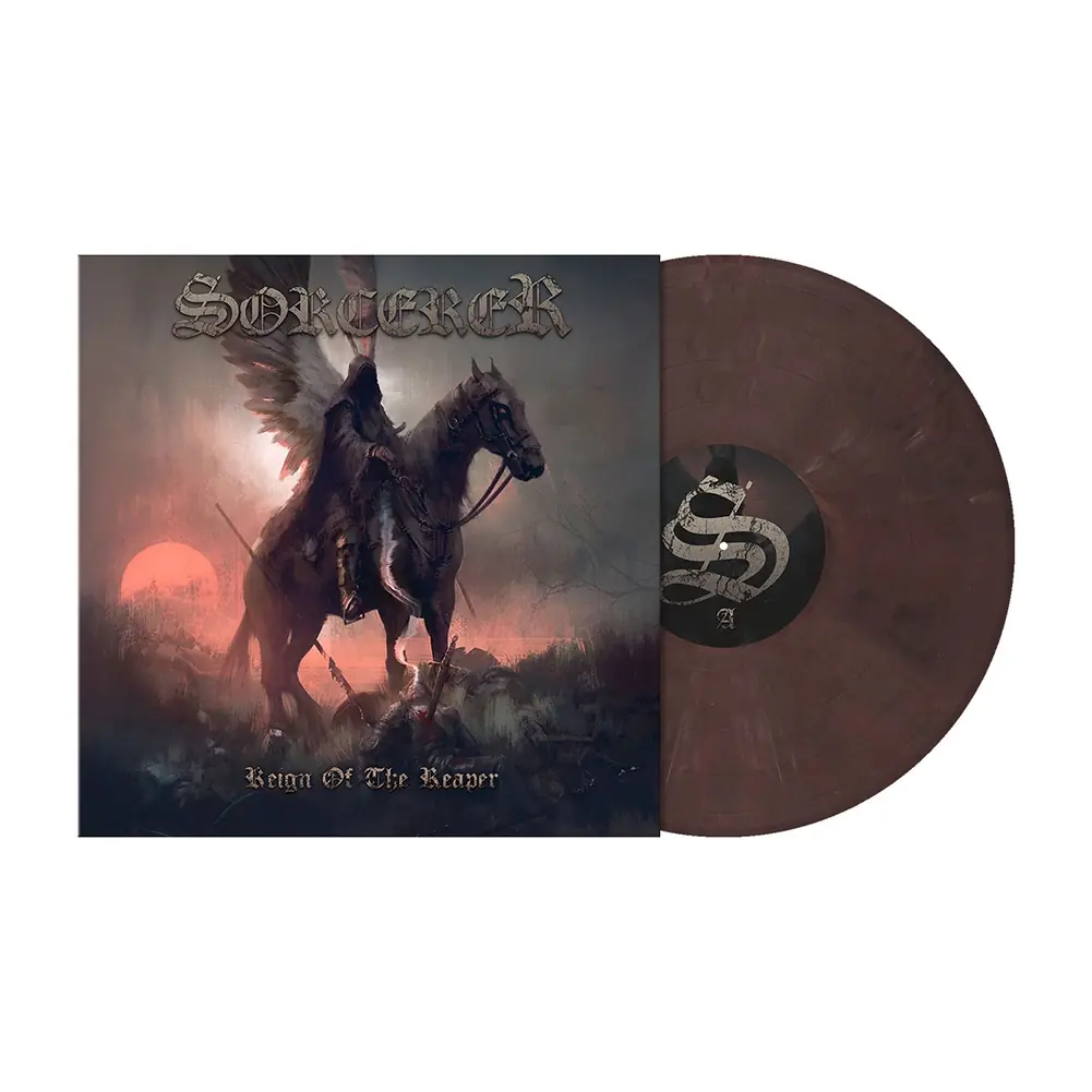 SORCERER - Reign Of The Reaper · DARK VIOLET MARLED LP SORCERER - Reign Of The Reaper · DARK VIOLET MARLED LP (Epic Doom Vinyl)