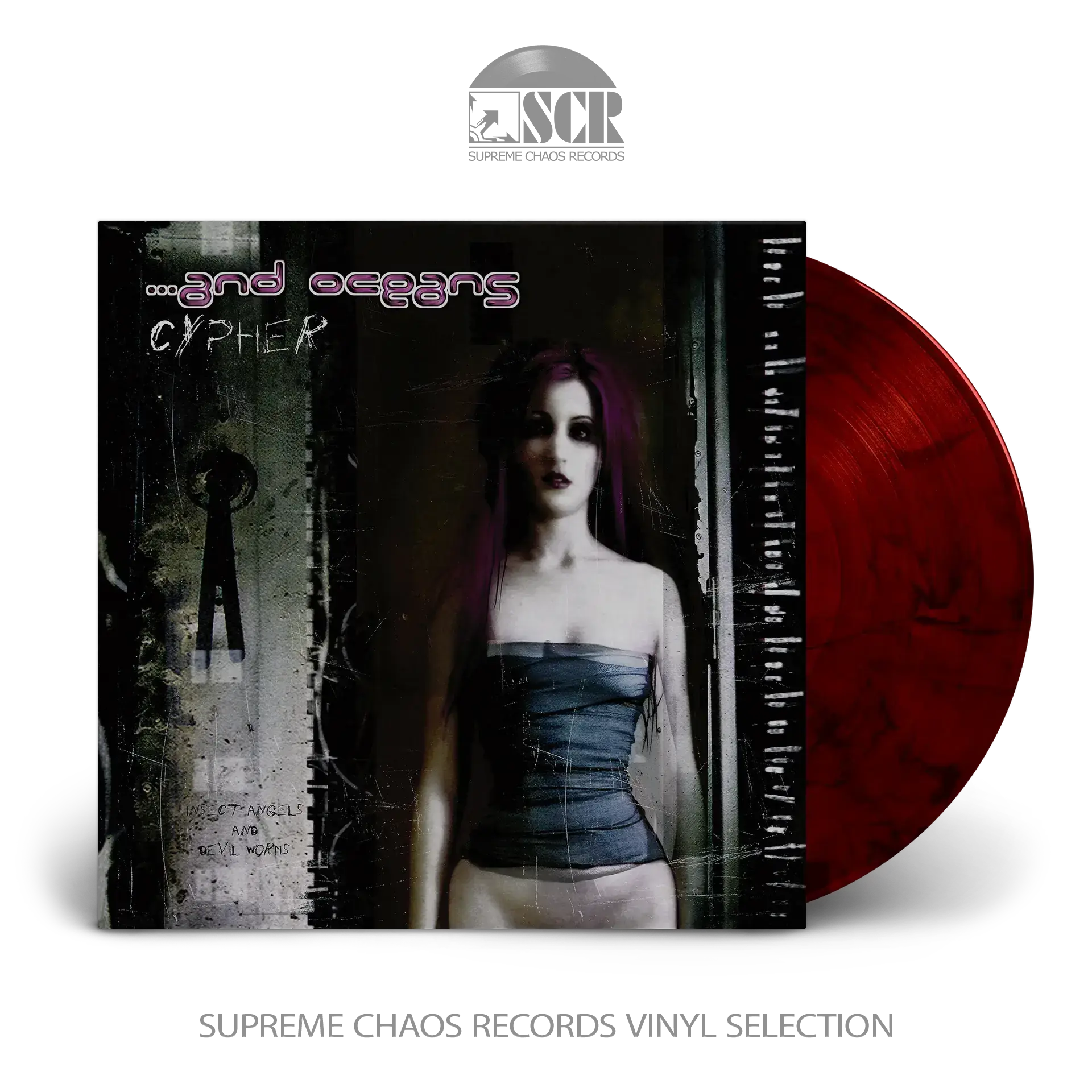 ...AND OCEANS · Cypher | RED/BLACK MARBLED LP ...AND OCEANS · Cypher | RED/BLACK MARBLED LP (Symphonic Black Metal Vinyl)