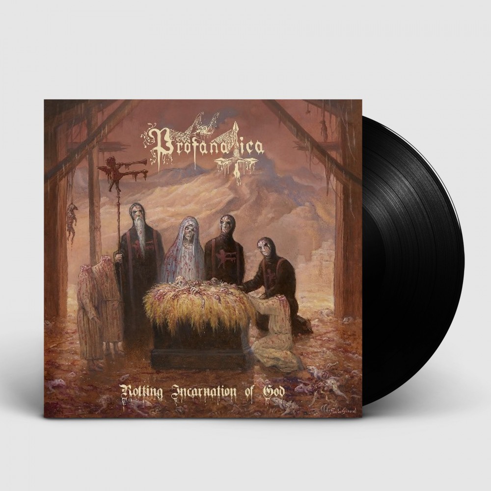 PROFANATICA · Rotting Incarnation Of God | BLACK LP (Black Metal Vinyl)