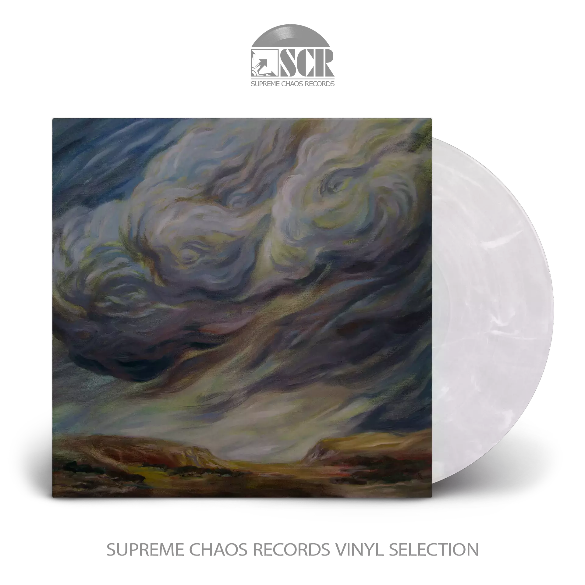 CHAPEL OF DISEASE · ...And As We Have Seen The Storm, We Have Embraced The Eye | CLEAR/WHITE MARBLED LP CHAPEL OF DISEASE · ...And As We Have Seen The Storm, We Have Embraced The Eye | CLEAR/WHITE MARBLED LP (Death Metal Vinyl)