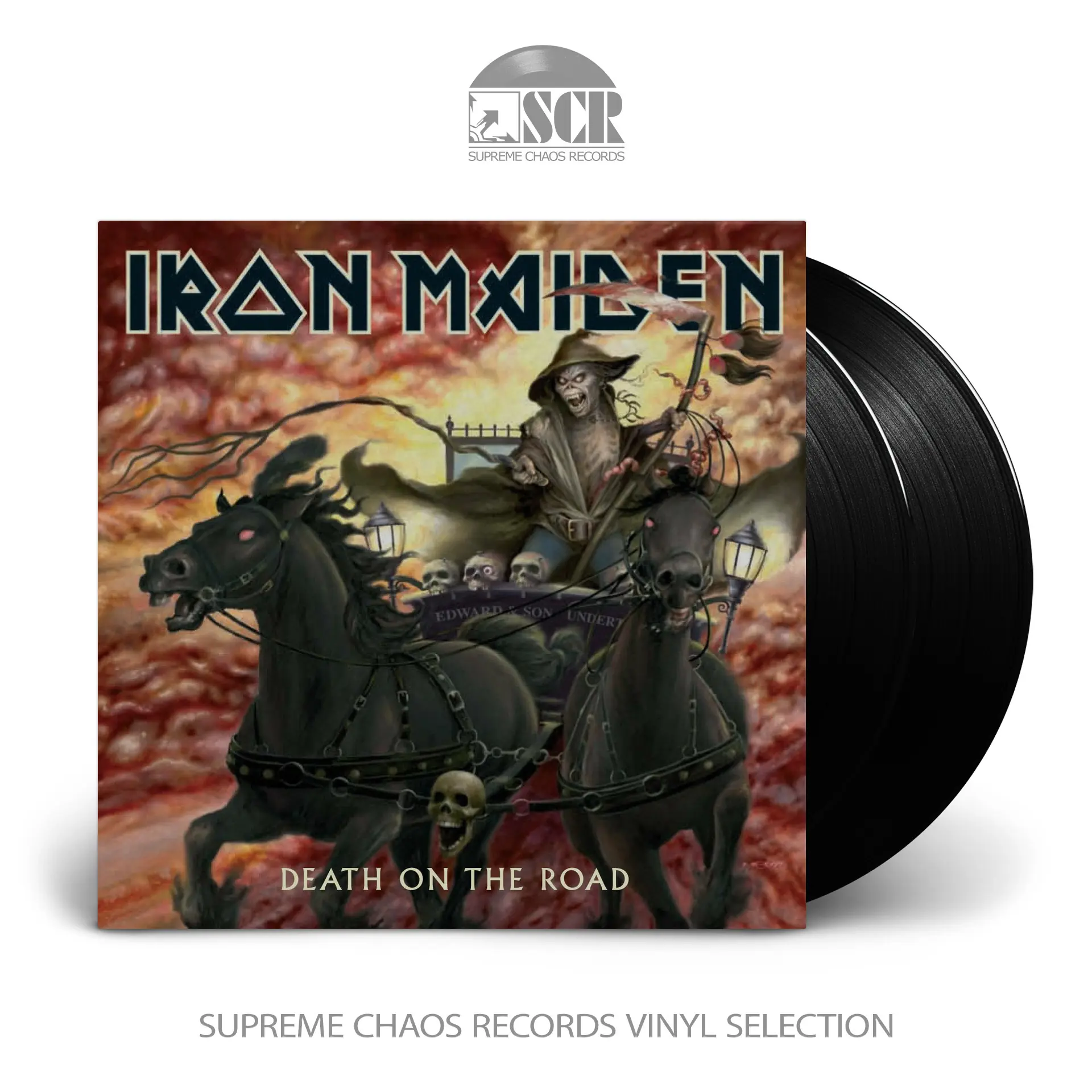 IRON MAIDEN · Death On The Road | BLACK 2LP IRON MAIDEN · Death On The Road | BLACK 2LP (Heavy Metal Vinyl)