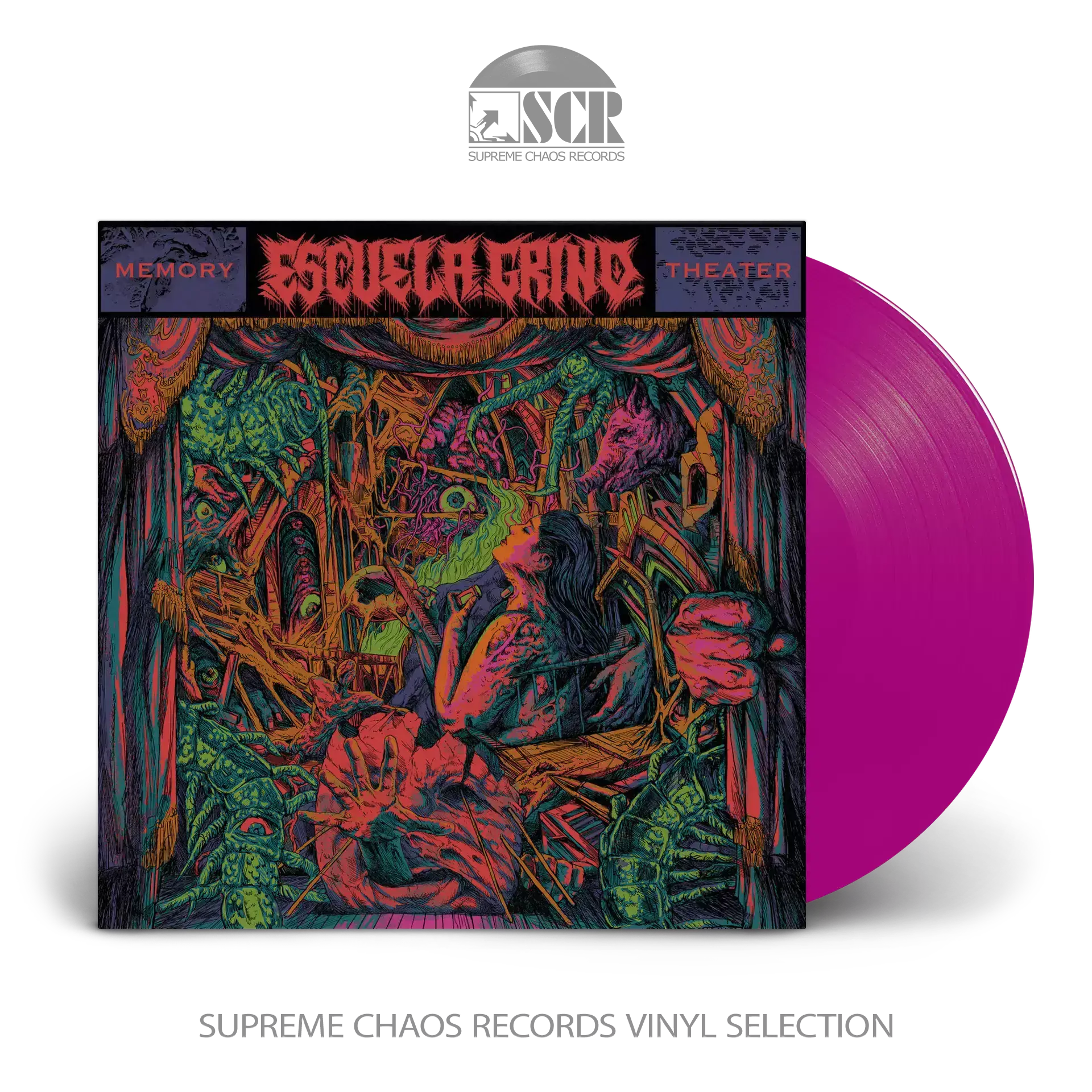ESCUELA GRIND - Memory Theater · VIOLET LP ESCUELA GRIND - Memory Theater · VIOLET LP (Grindcore Vinyl)