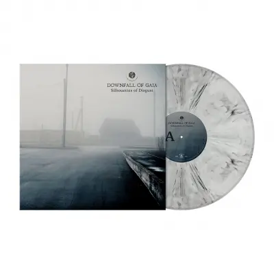 DOWNFALL OF GAIA - Silhouettes of Disgust · WHITE/BLACK LP DOWNFALL OF GAIA - Silhouettes of Disgust · WHITE/BLACK LP (Post Metal Vinyl)