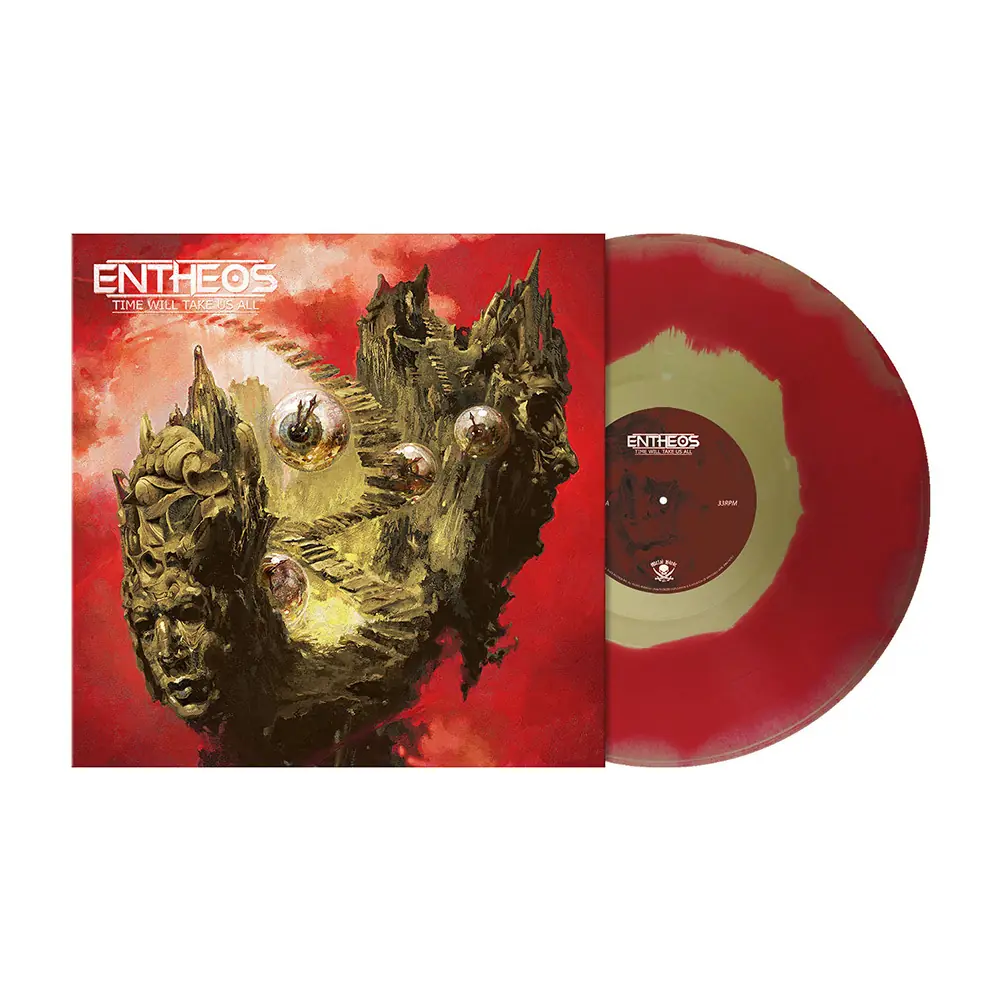 ENTHEOS · Time Will Take Us All | BLOOD RED/GOLD MELT LP (Progressive Metal Vinyl)