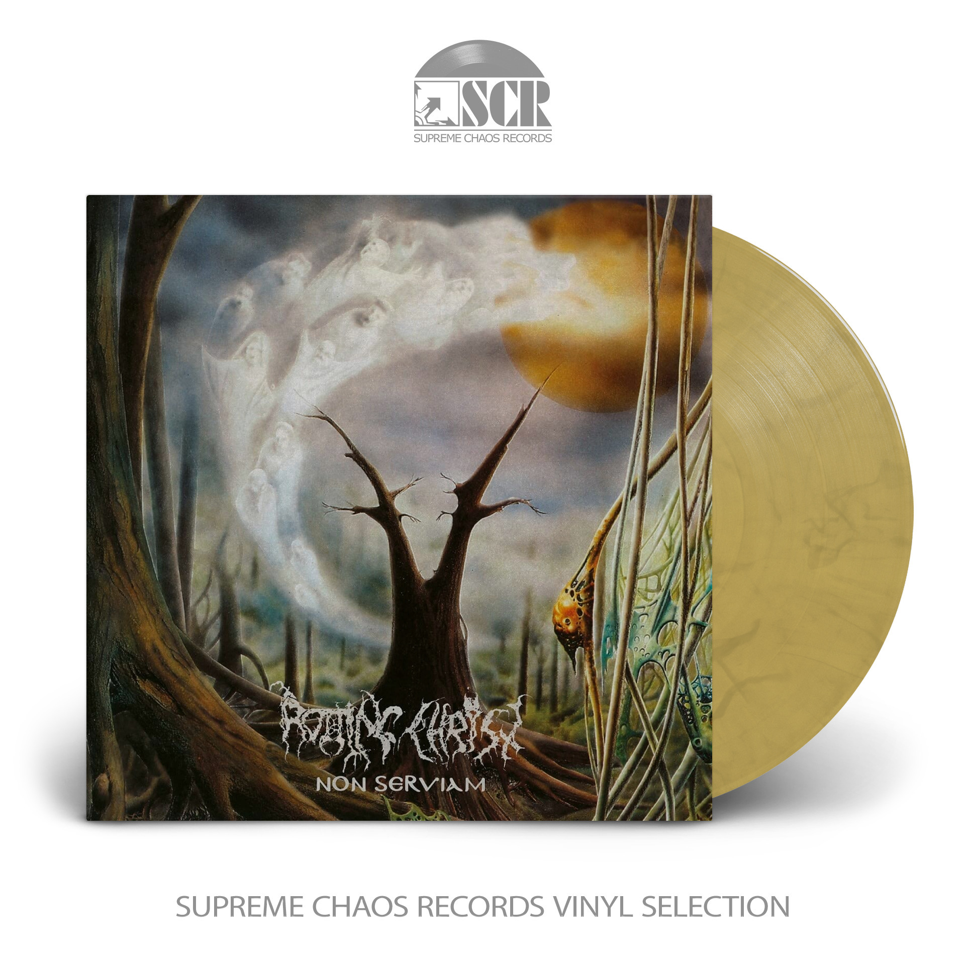 ROTTING CHRIST - Non Serviam · GOLD/BLACK LP ROTTING CHRIST - Non Serviam · GOLD/BLACK LP (Black Metal Vinyl)