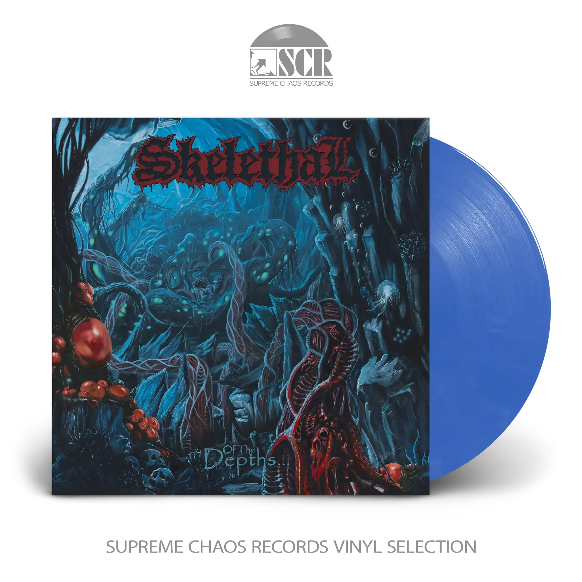 SKELETHAL · Of The Depths | BLUE CLOUDY LP SKELETHAL · Of The Depths | BLUE CLOUDY LP (Death Metal Vinyl)