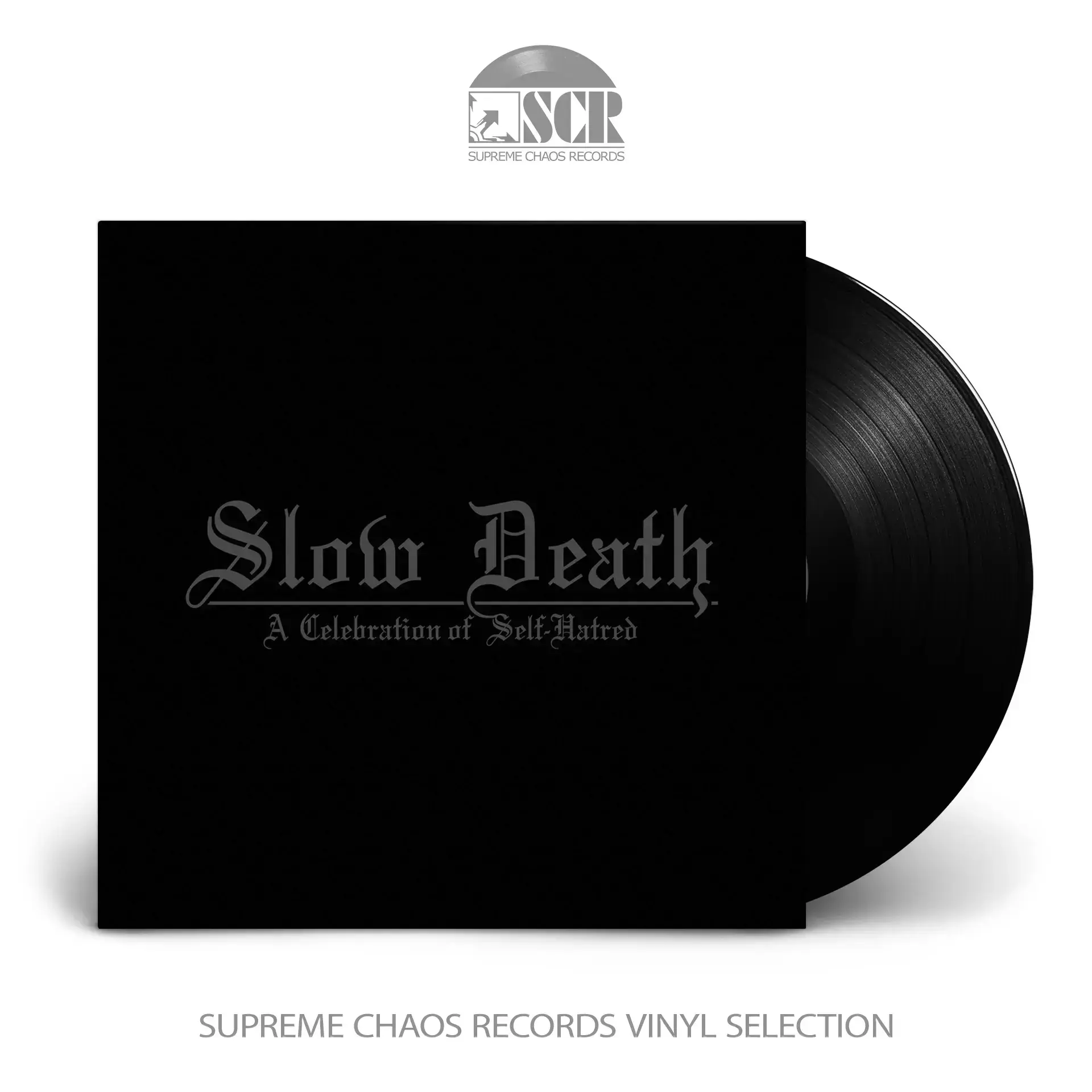UDANDE · Slow Death - A Celebration Od Self-Hatred | BLACK LP (Black Metal Vinyl)