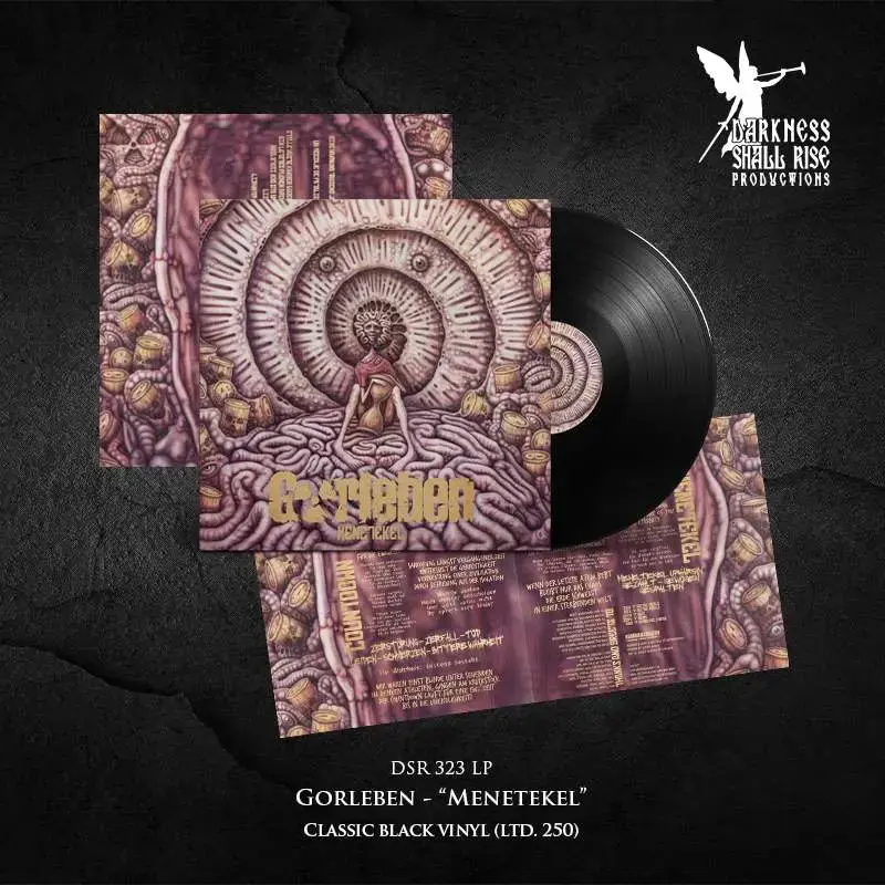 GORLEBEN - Menetekel · BLACK LP · Bild 2 GORLEBEN - Menetekel · BLACK LP (Death Metal/Doom Metal/Black Metal Vinyl) · Bild 2