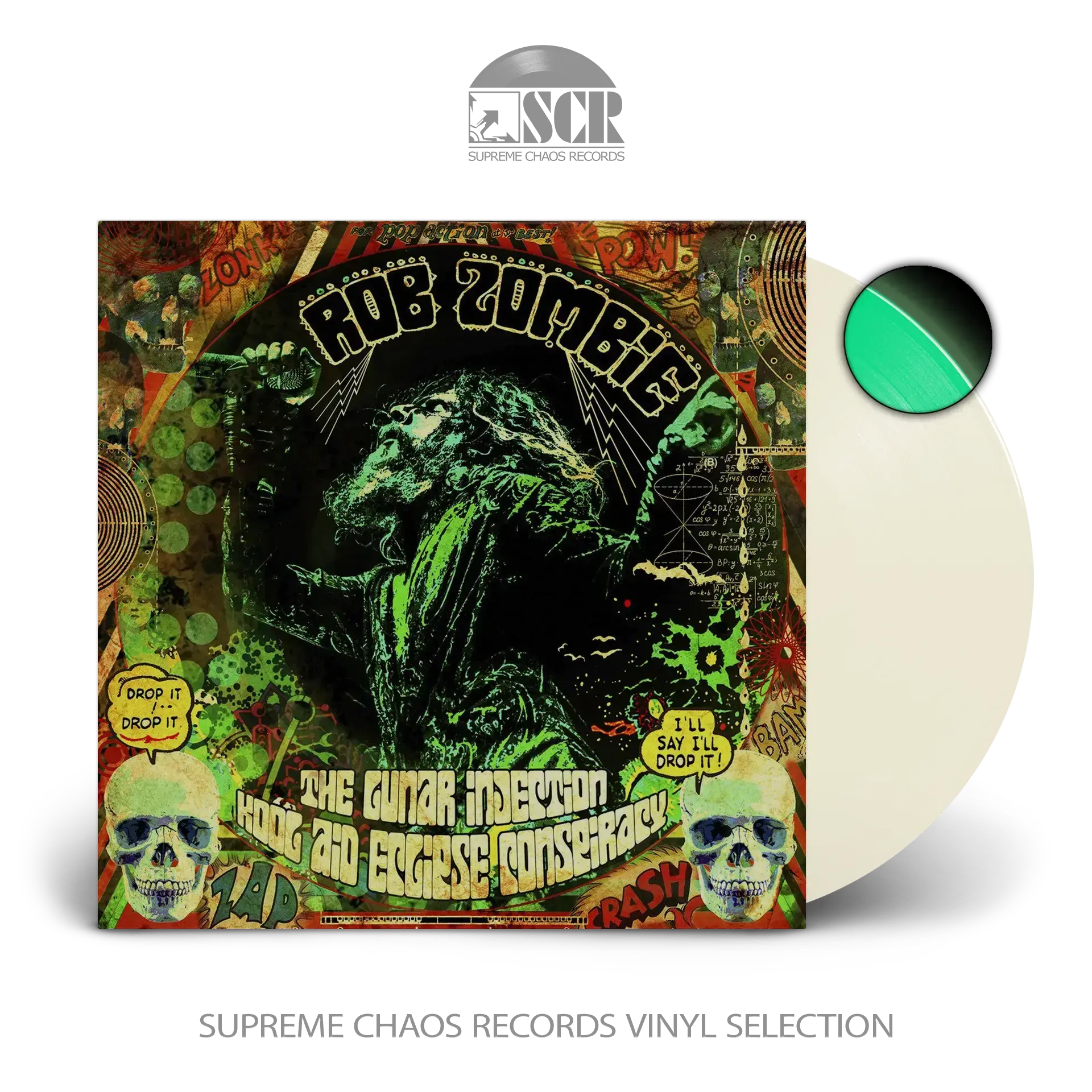 ROB ZOMBIE - The lunar injection kool aid eclipse conspiracy · CLEAR/GLOW LP (Industrial/Heavy Metal Vinyl)