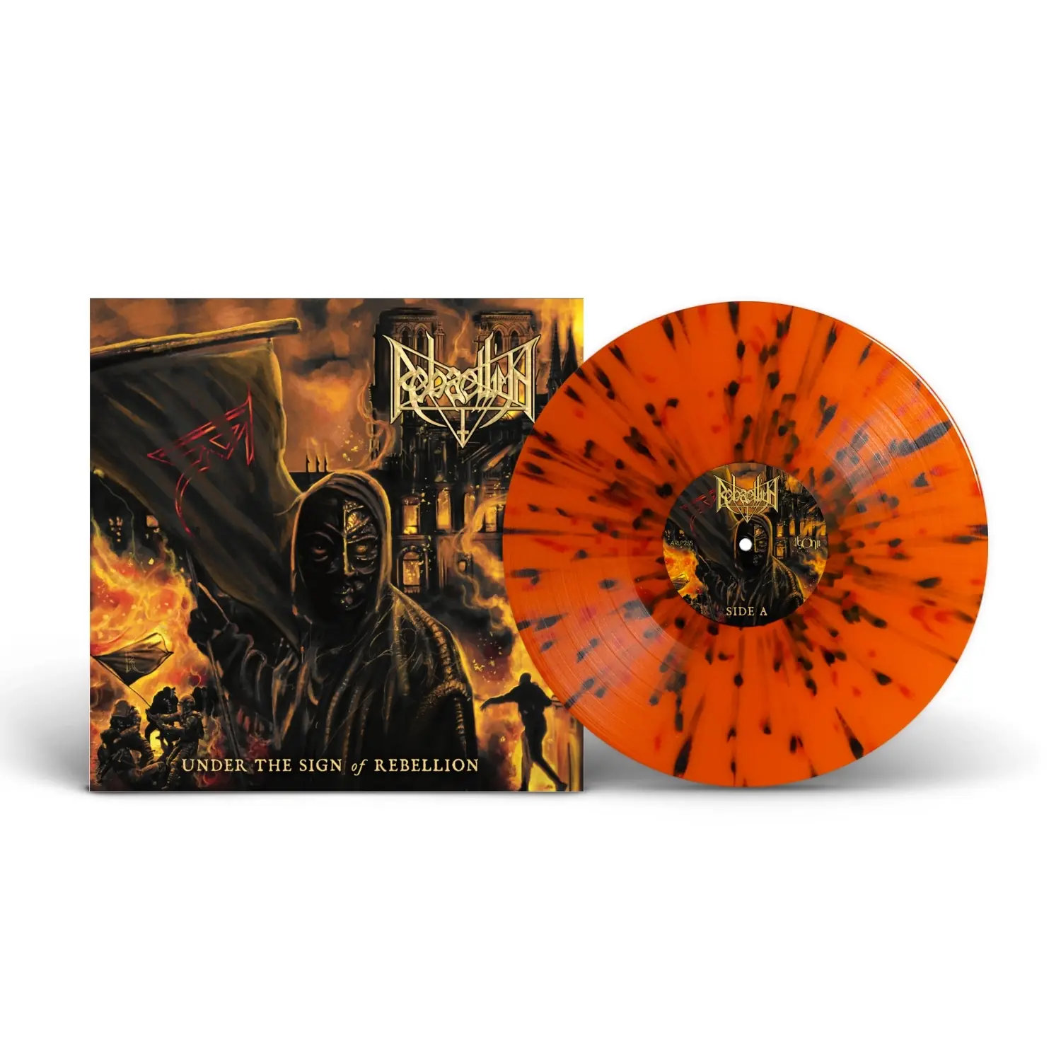 REBAELLIUNN - Under The Sign Of Rebellion · SPLATTER LP REBAELLIUNN - Under The Sign Of Rebellion · SPLATTER LP (Death Metal Vinyl)