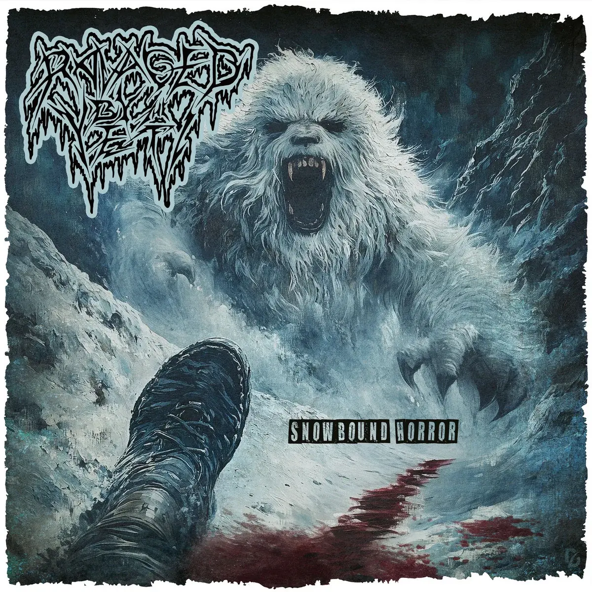RAVAGED BY THE YETI · Snowbound Horror | BLACK LP (Death Metal Vinyl) · Bild 1