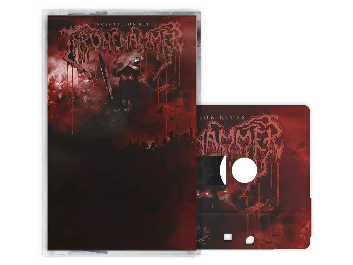 THRONEHAMMER - Incantation Rites · WHITE TAPE FULL BODY PRINT THRONEHAMMER - Incantation Rites · WHITE TAPE FULL BODY PRINT (Doom Metal/Epic Metal/Death Metal Tapes)