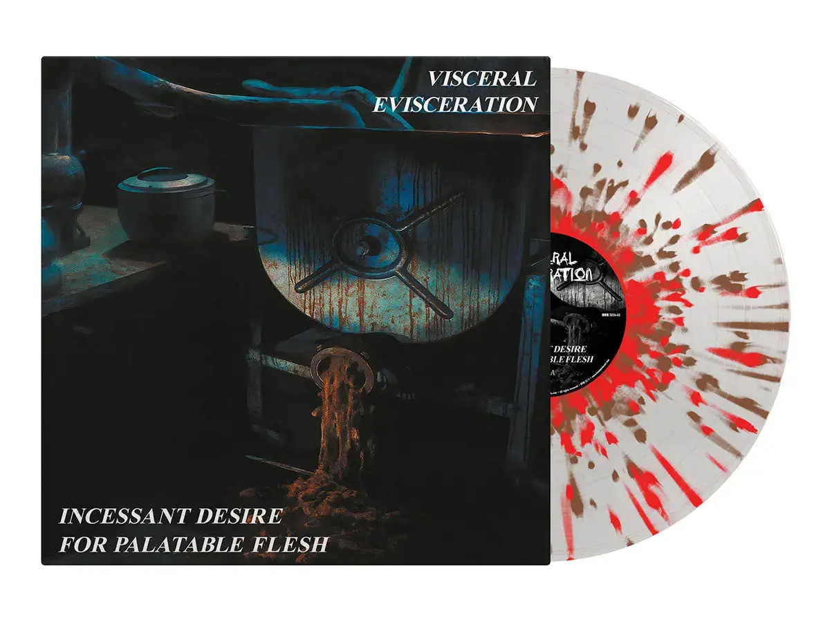 VISCERAL EVISCERATION - Incessant Desire For Palatable Flesh · SPLATTER LP VISCERAL EVISCERATION - Incessant Desire For Palatable Flesh · SPLATTER LP (Death Metal Vinyl)