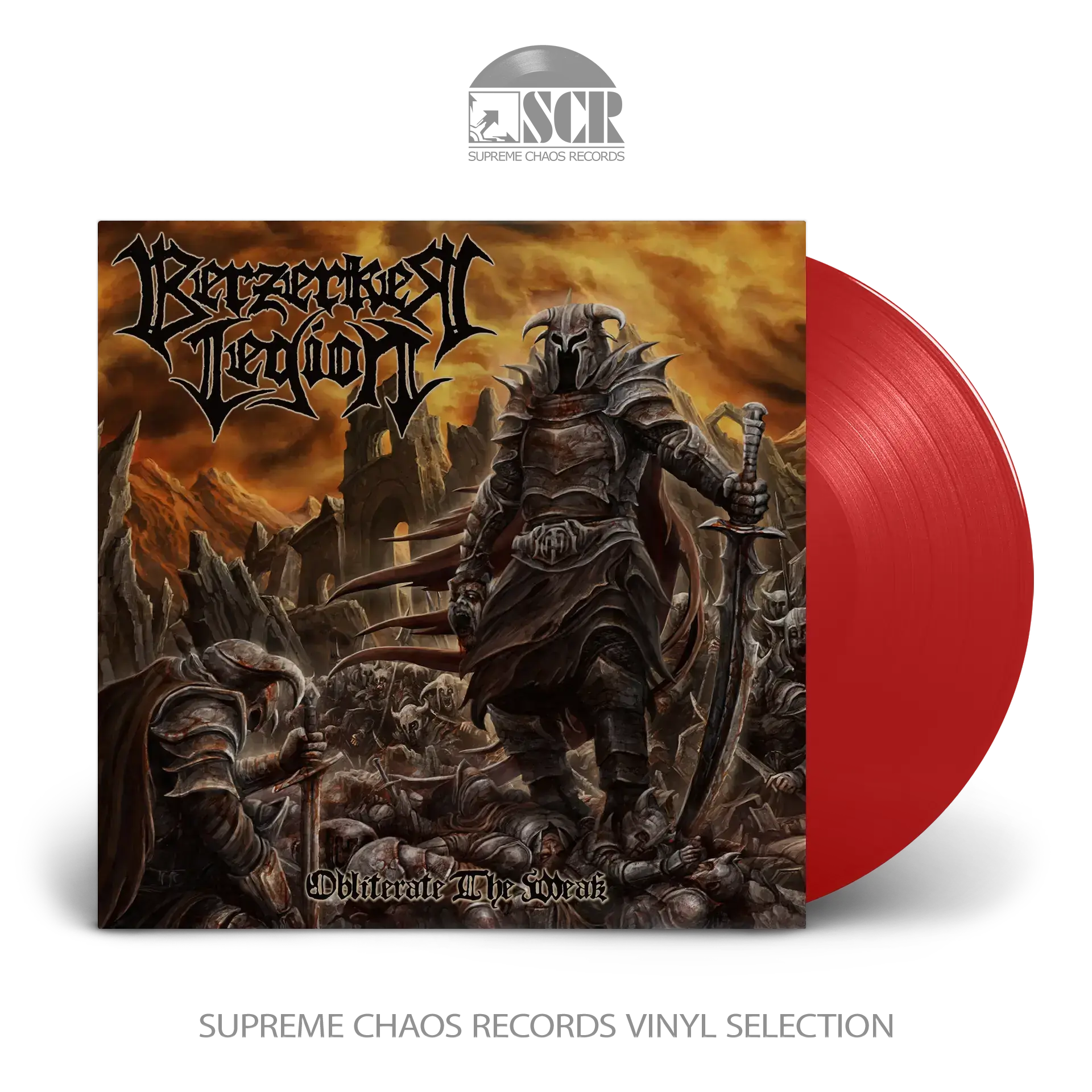 BERZERKER LEGION - Obliterate the Weak · RED LP (Death Metal Vinyl)
