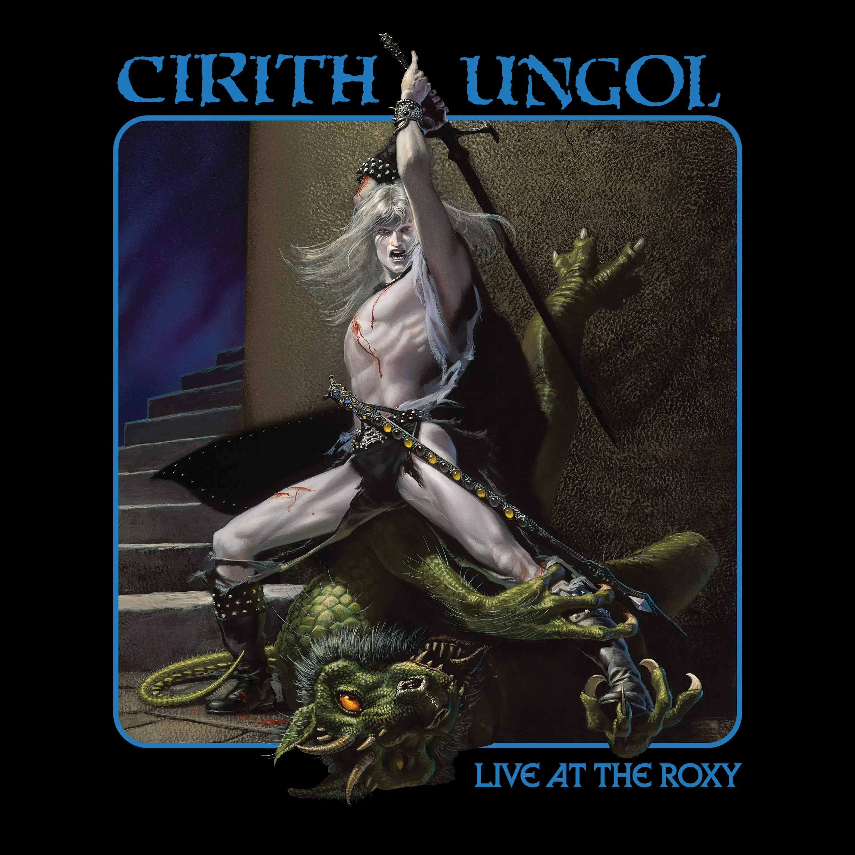 CIRITH UNGOL · Live At The Roxy | LIGHT BLUE MARBLED 2LP+DVD (Doom Metal Vinyl) · Bild 1