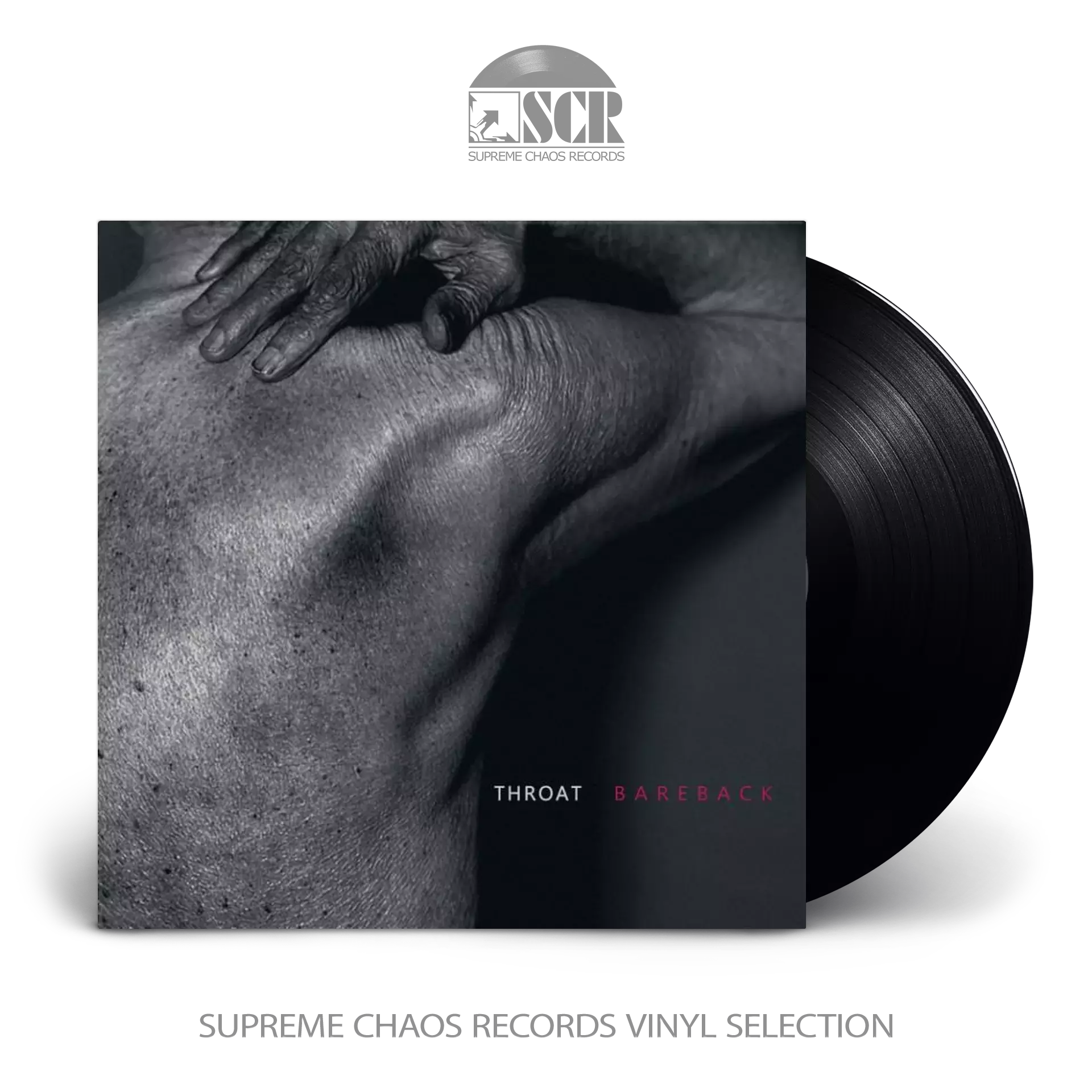 THROAT · Bareback | BLACK LP (Progressive Rock Vinyl)