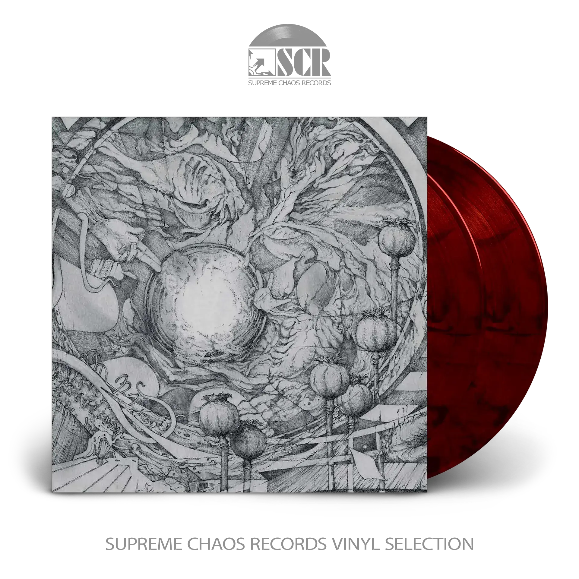 THE DEVIL'S BLOOD - III: Tabula Rasa Or Death And The Seven Pillars · RED SMOKE 2LP (Hard Rock Vinyl)
