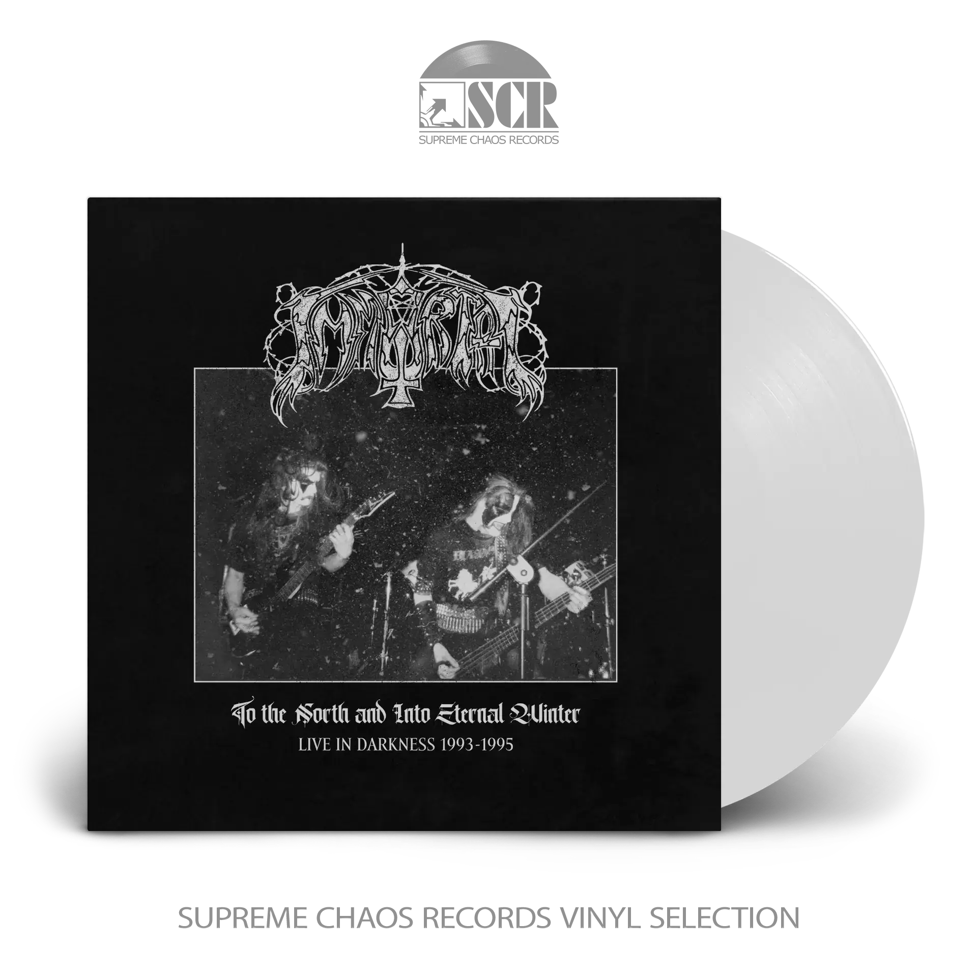 IMMORTAL · To the North and Into Eternal Winter - Live in Darkness 1993-1995 | WHITE LP IMMORTAL · To the North and Into Eternal Winter - Live in Darkness 1993-1995 | WHITE LP (Black Metal Vinyl)