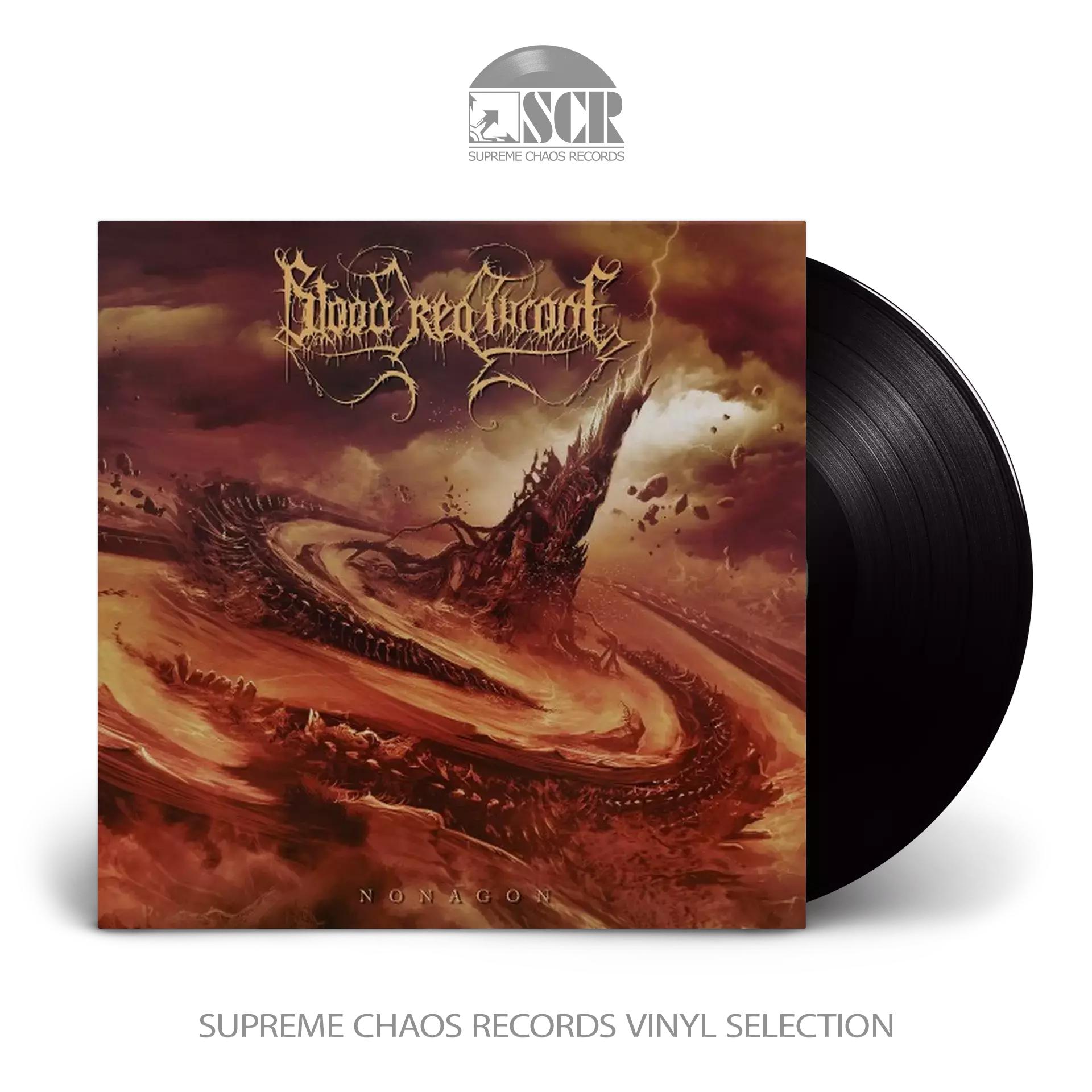 BLOOD RED THRONE - Nonagon · BLACK LP (Death Metal Vinyl)