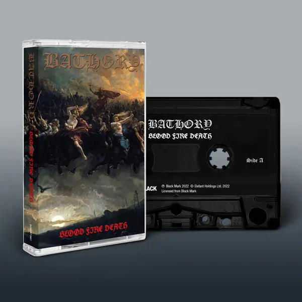 BATHORY - Blood Fire Death · BLACK TAPE (Black Metal Tapes)
