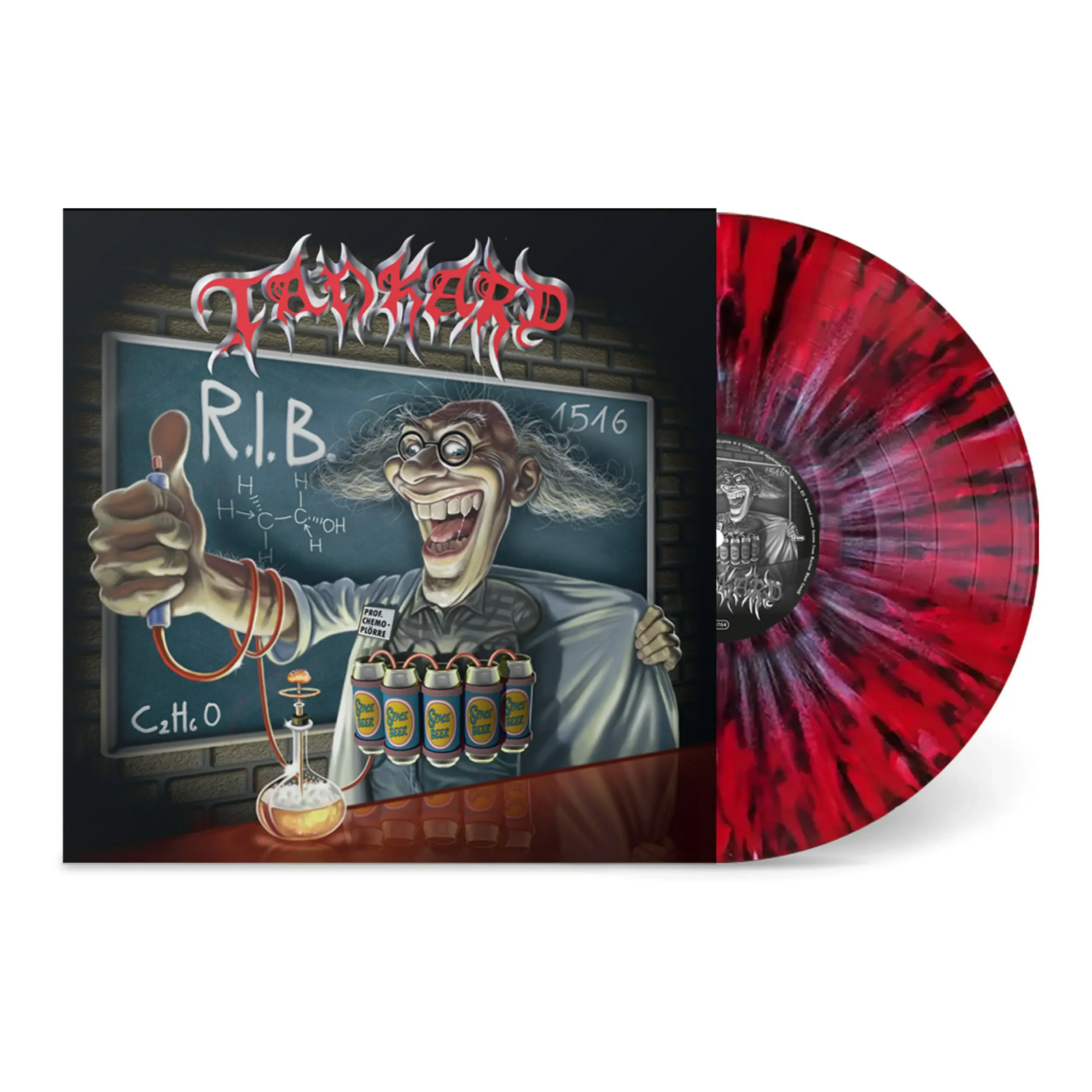 TANKARD · R.I.B. | RED/WHITE/BLACK SPLATTER DLP (Thrash Metal Vinyl)