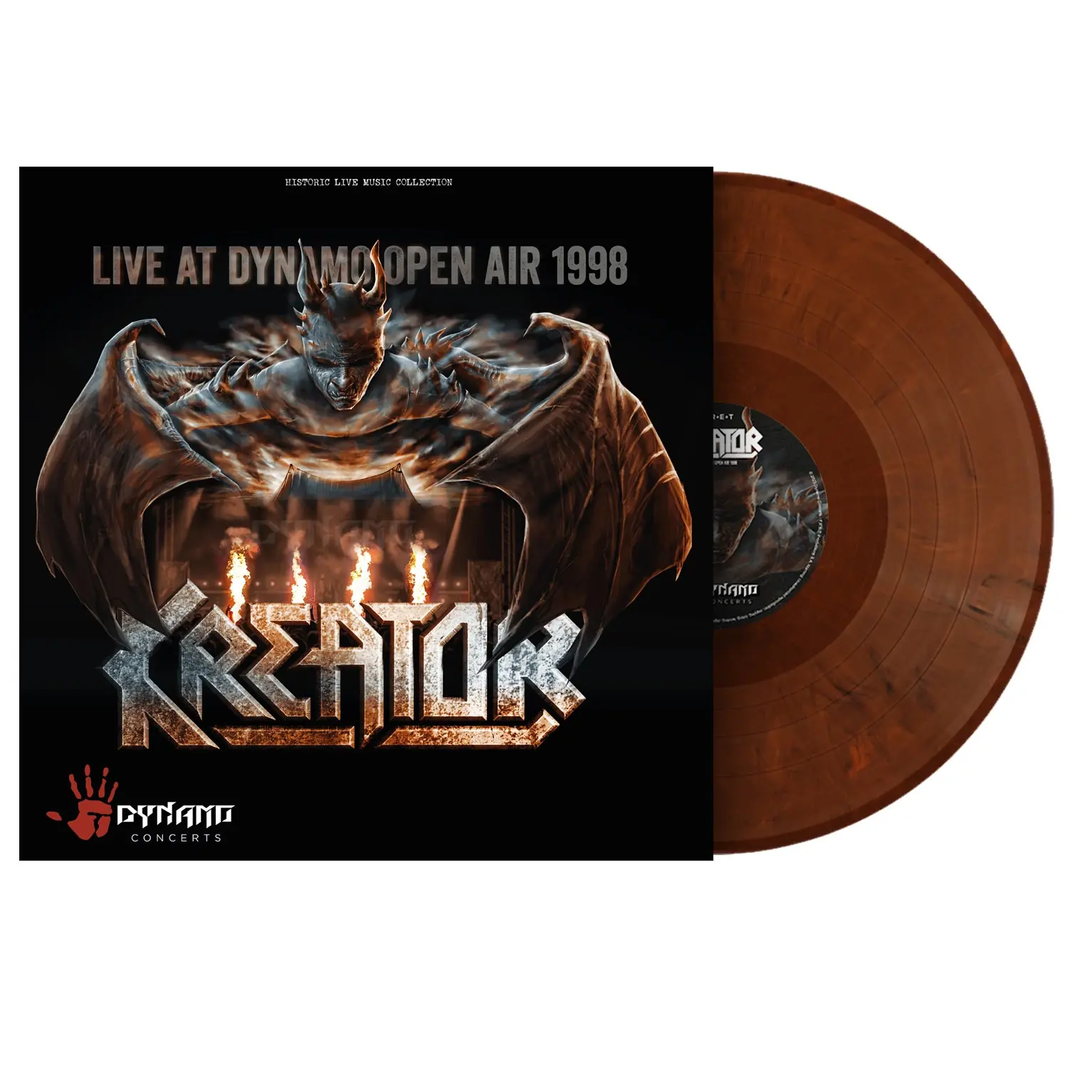 KREATOR - Live At Dynamo Open Air 1998 · ORANGE/BROWN LP KREATOR - Live At Dynamo Open Air 1998 · ORANGE/BROWN LP (Thrash Metal Vinyl)