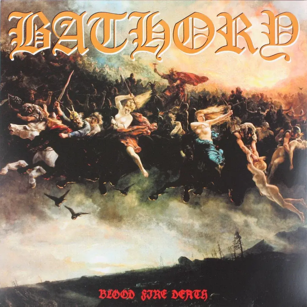 BATHORY - Blood Fire Death · BLACK LP · Bild 1 BATHORY - Blood Fire Death · BLACK LP (Black Metal Vinyl) · Bild 1