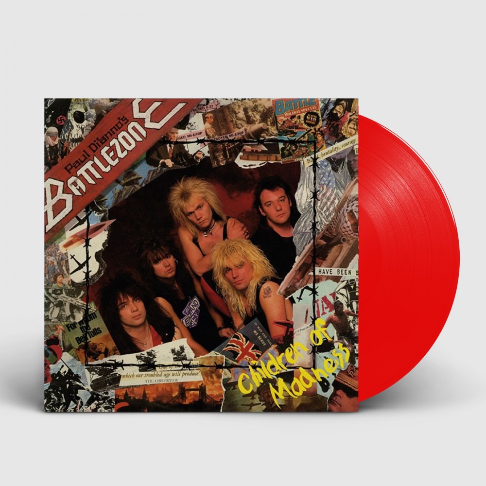 PAUL DI'ANNO'S BATTLEZONE - Children Of Madness · RED LP (Heavy Metal Vinyl)