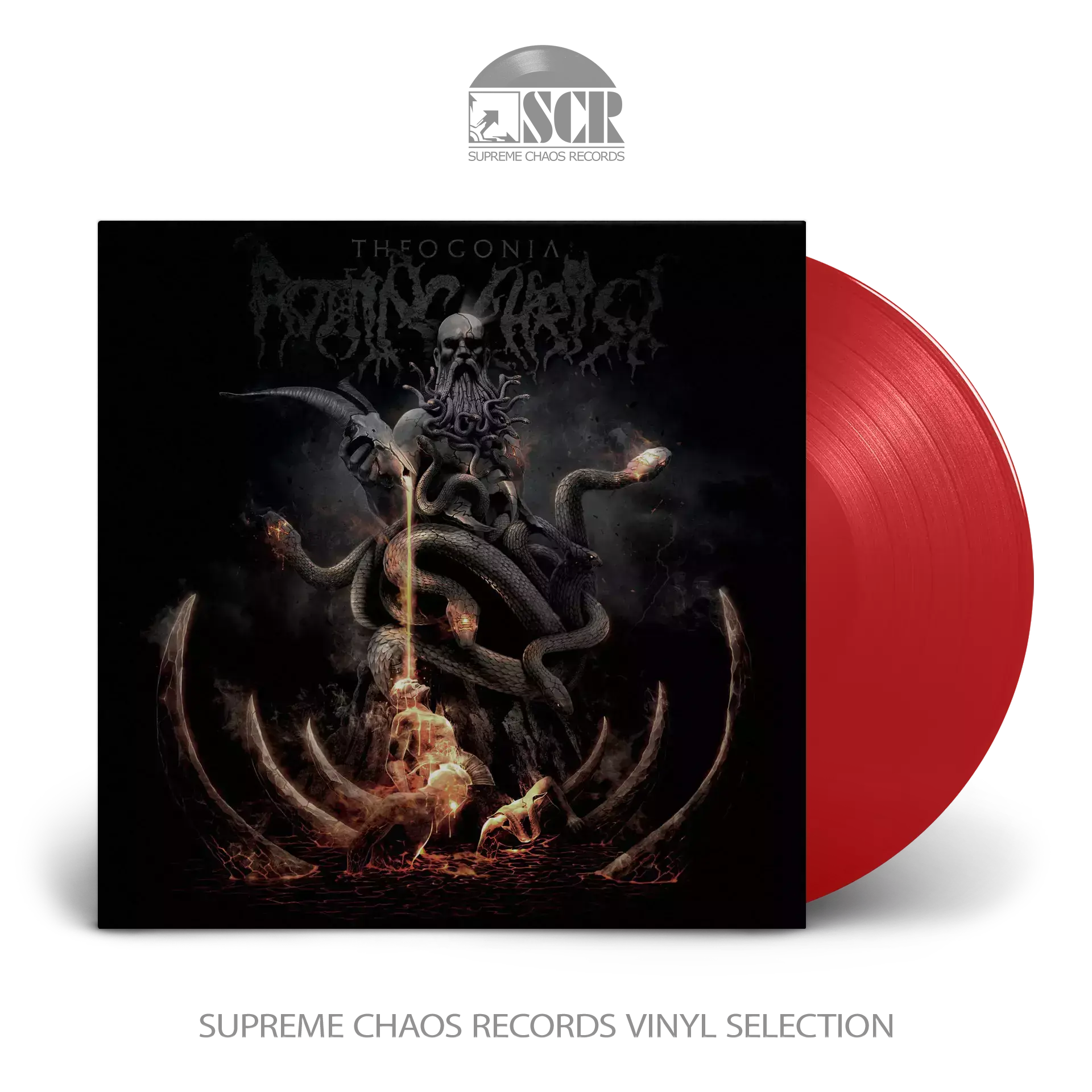 ROTTING CHRIST · Theogonia | TRANSPARENT RED LP ROTTING CHRIST · Theogonia | TRANSPARENT RED LP (Dark Metal/Black Metal Vinyl)