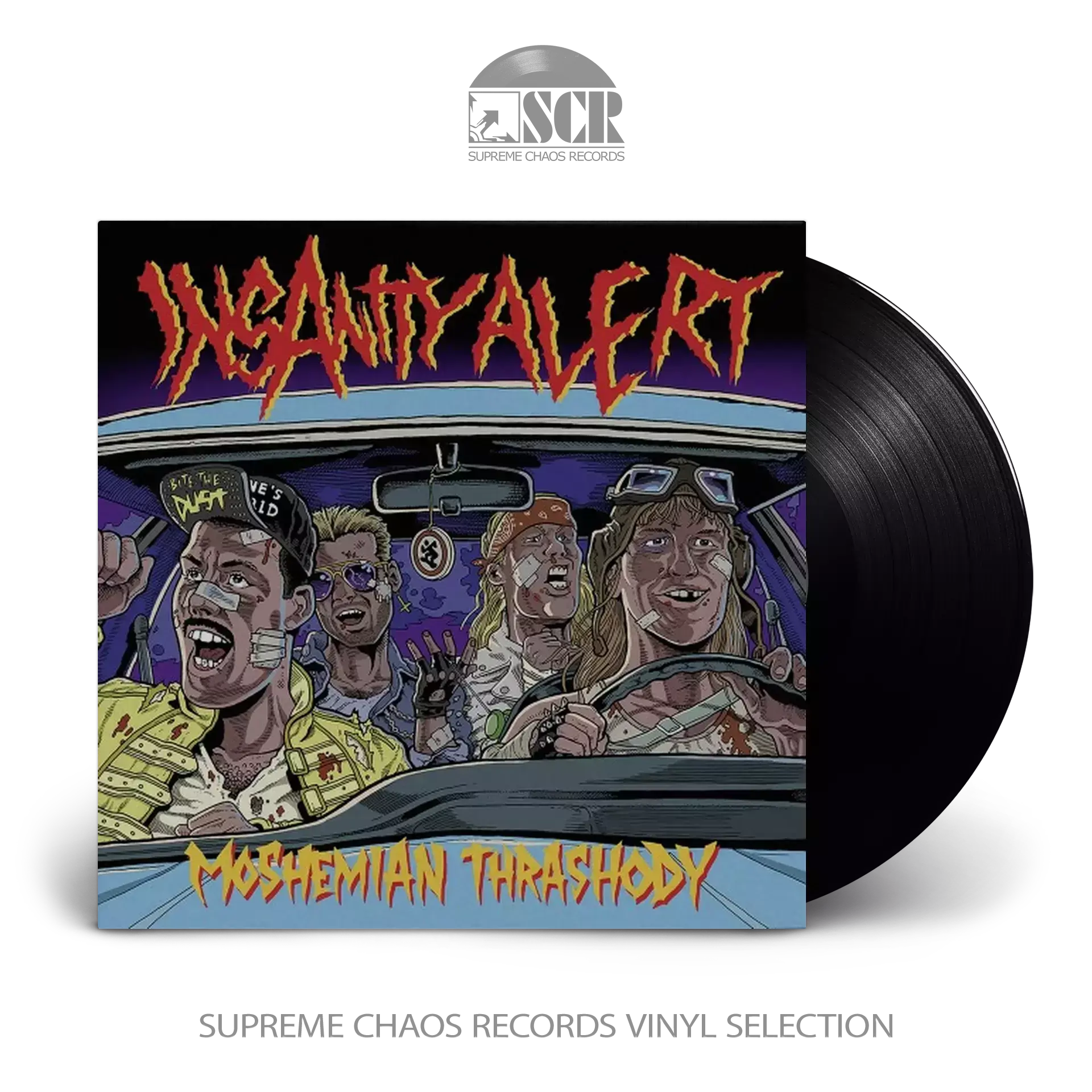 INSANITY ALERT - Moshemian Thrashody · BLACK 10" LP INSANITY ALERT - Moshemian Thrashody · BLACK 10" LP (Crossover Thrash Metal Thrash / Crossover Vinyl)