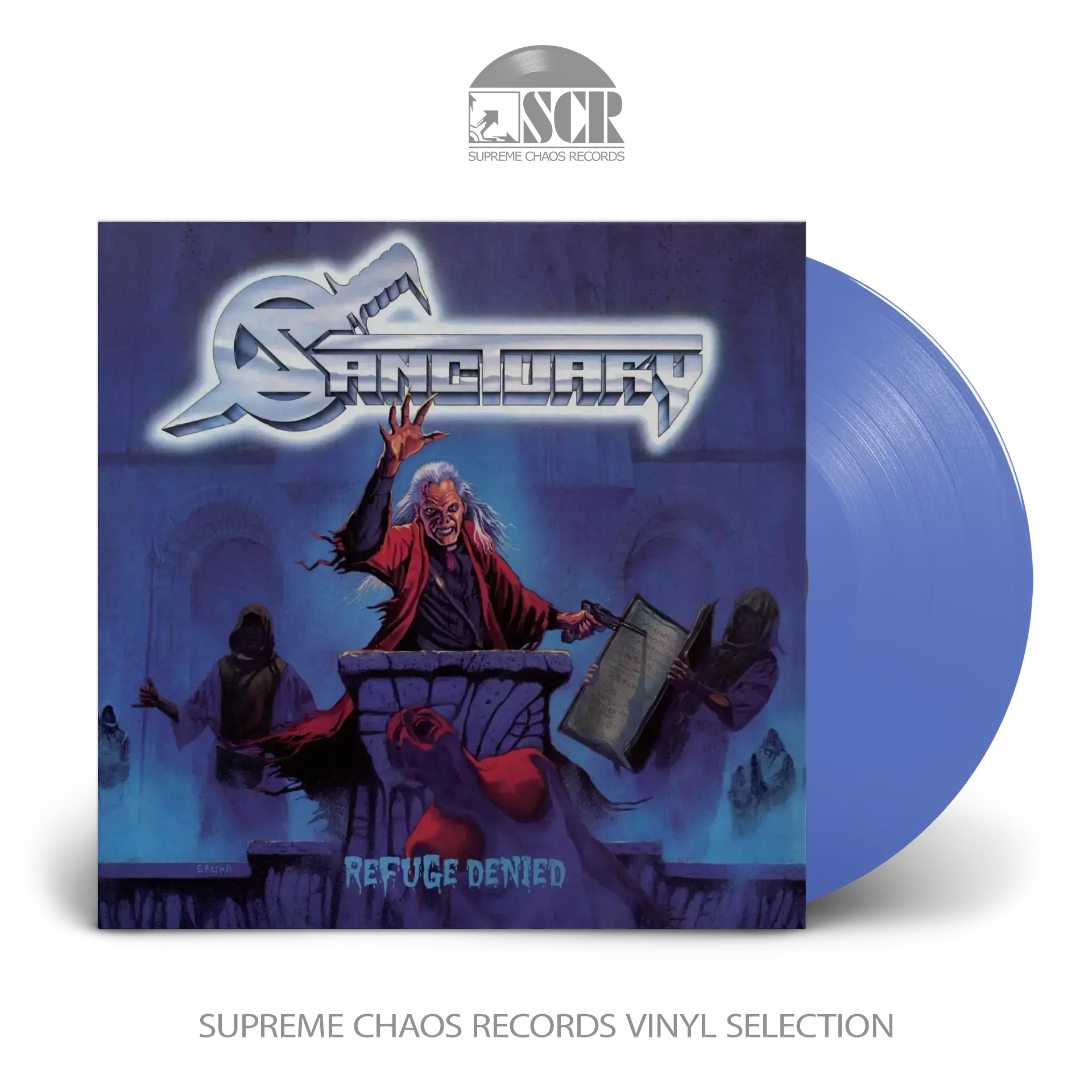 SANCTUARY · Refuge Denied | BLUE LP (Heavy Metal Vinyl)