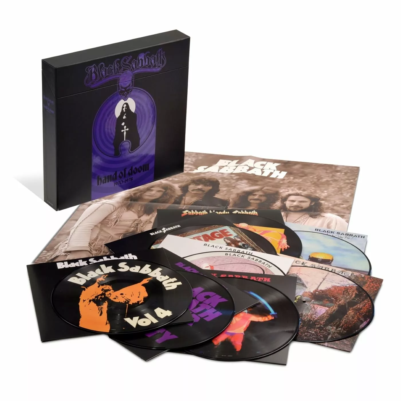 BLACK SABBATH - Hand Of Doom · 8 PICTURE DISC BOXSET BLACK SABBATH - Hand Of Doom · 8 PICTURE DISC BOXSET (Heavy Metal/Hardrock Vinyl)
