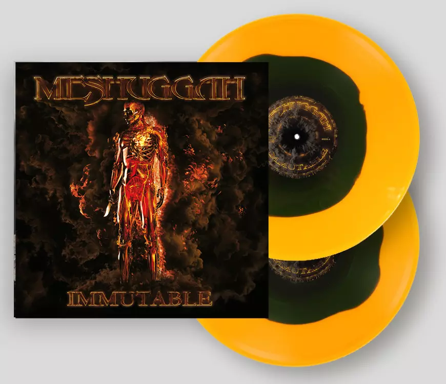 MESHUGGAH · Immutable | ORANGE/BLACK DLP DLP (Progressive Metal Vinyl)