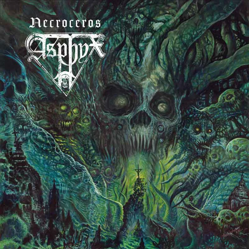 ASPHYX · Necroceros (Pop-Up) | GREEN LP (Death Metal Vinyl) · Bild 1