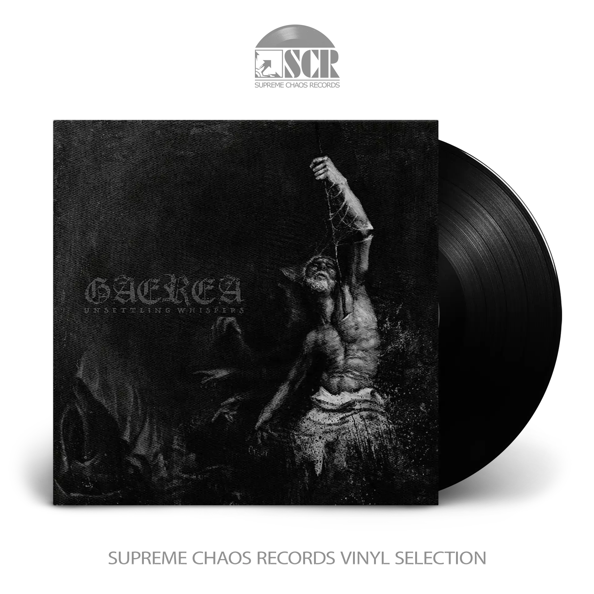 GAEREA · Unsettling Whispers | BLACK LP (Black Metal Vinyl)