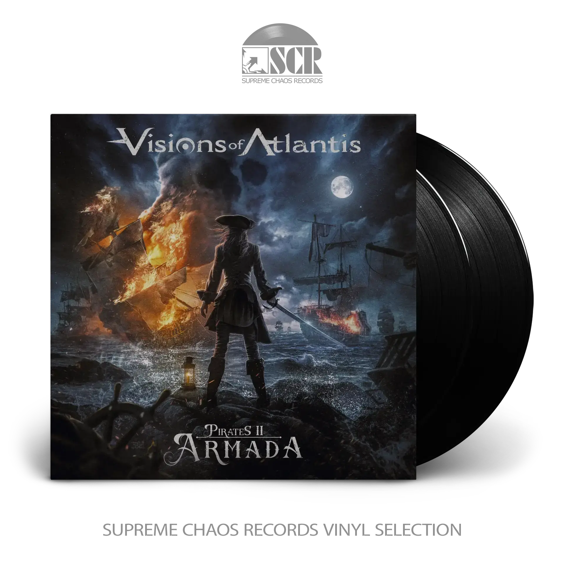VISIONS OF ATLANTIS · Pirates II – Armada | BLACK 2LP (Symphonic Metal Vinyl)