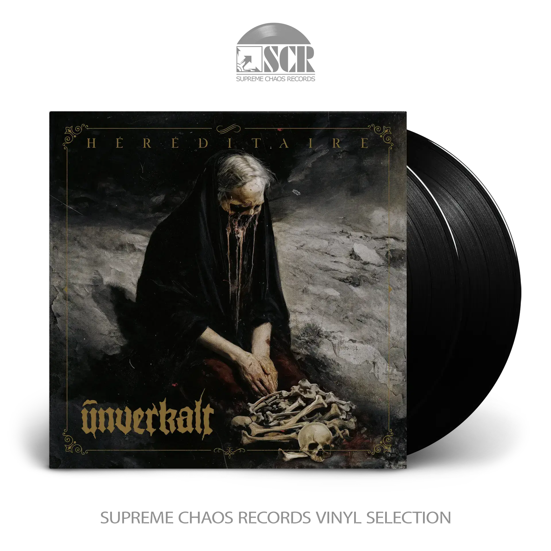 UNVERKALT - Héréditaire · BLACK 2LP (Post Metal Vinyl)