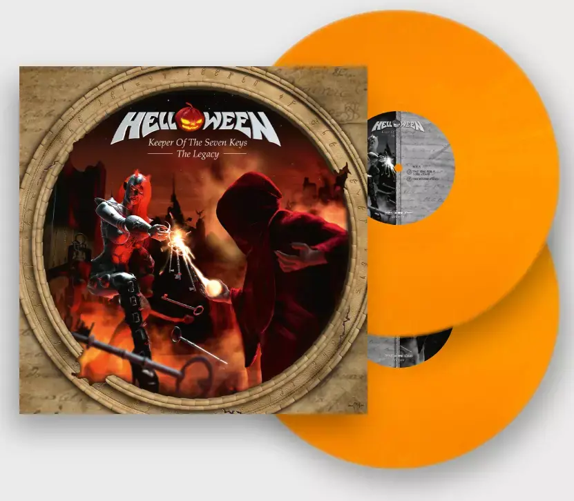 HELLOWEEN · Keeper Of The Seven Keys - The Legacy | RED/ORANGE/WHITE MARBLED DLP HELLOWEEN · Keeper Of The Seven Keys - The Legacy | RED/ORANGE/WHITE MARBLED DLP (Heavy Metal Vinyl)